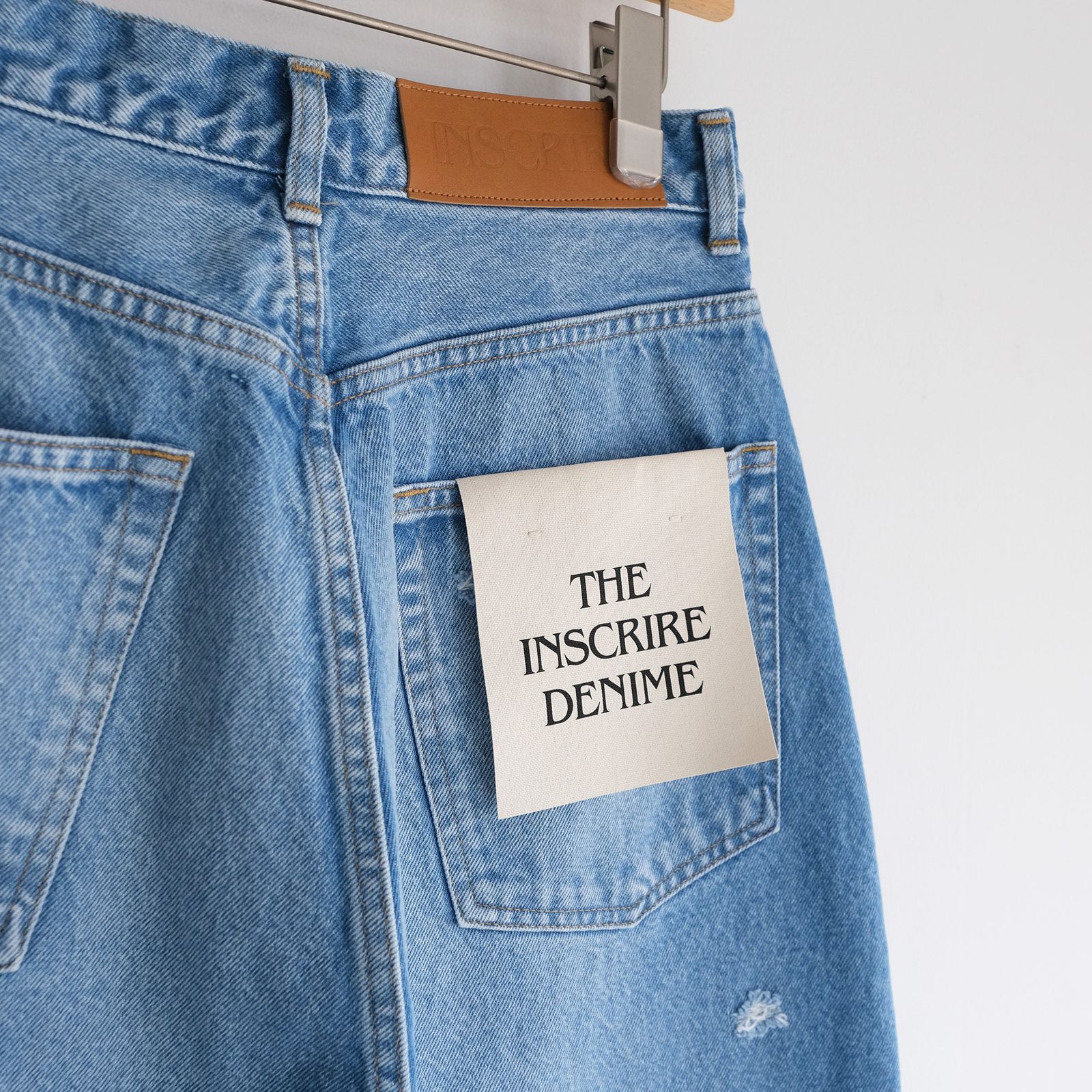 Dot Hole Denim Pants -デニム-（Blue Used / ブルー ユーズド）