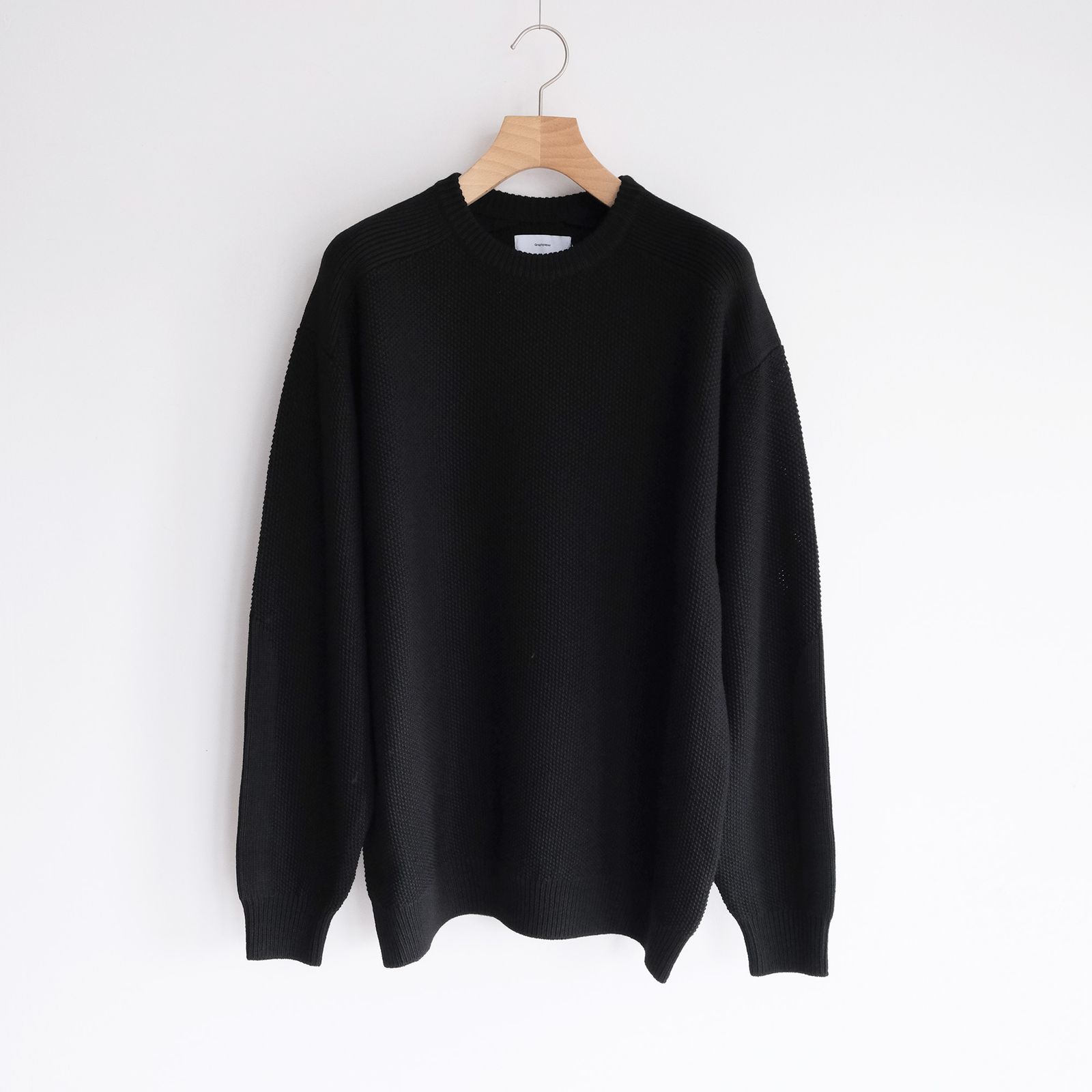 Soft Wool Command Sweather -ニット-（Black / ブラック）GU263-80600