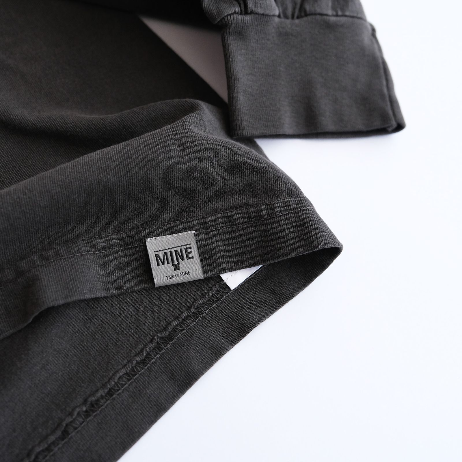 MINE - Pigment Black L/S -Tシャツ-（PD Black / ピグメント