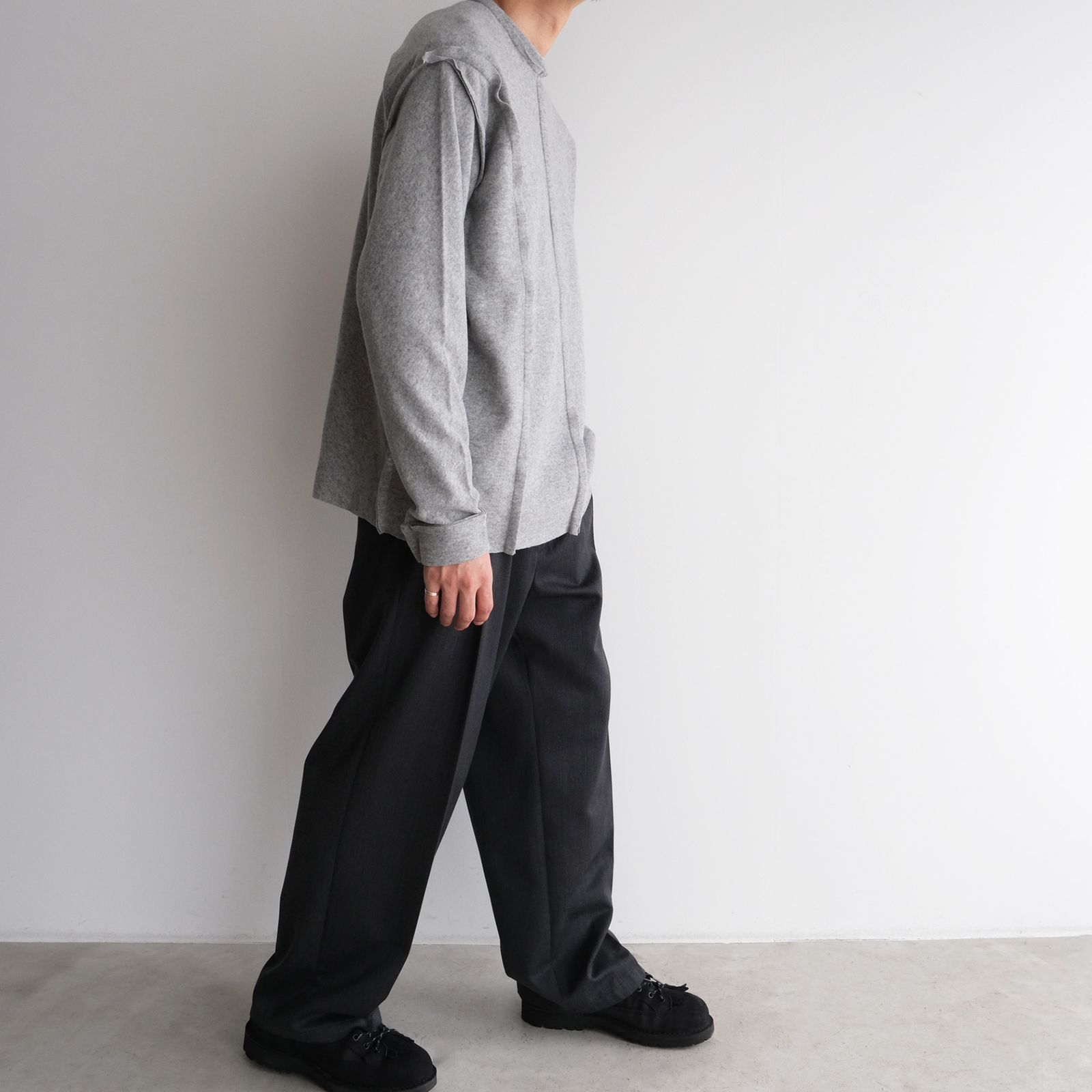 Assemblage Wool Tee -ニット-（Light Gray / ライトグレー）