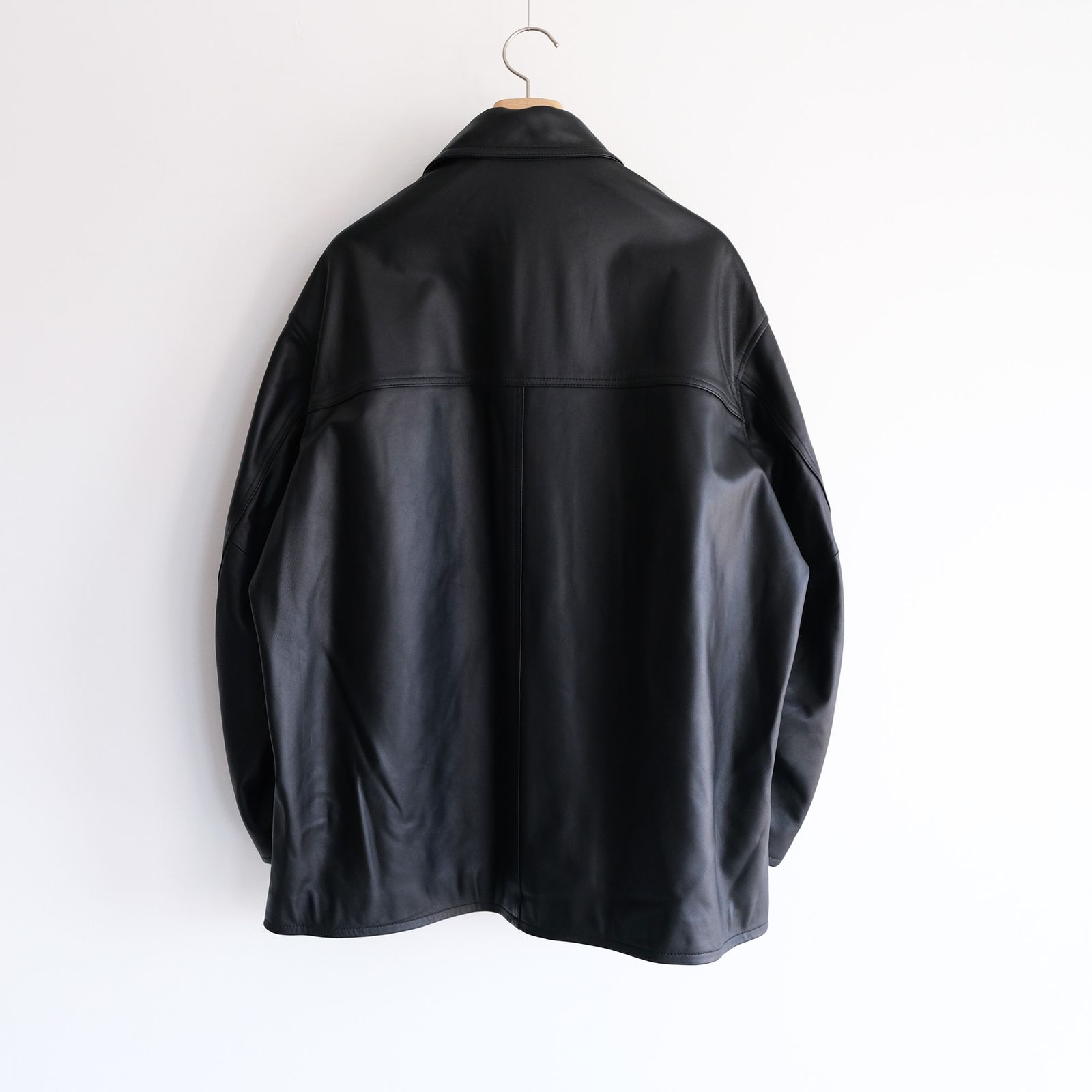 Sheep Leather Corbusier Jacket -ジャケット-（Black / ブラック）