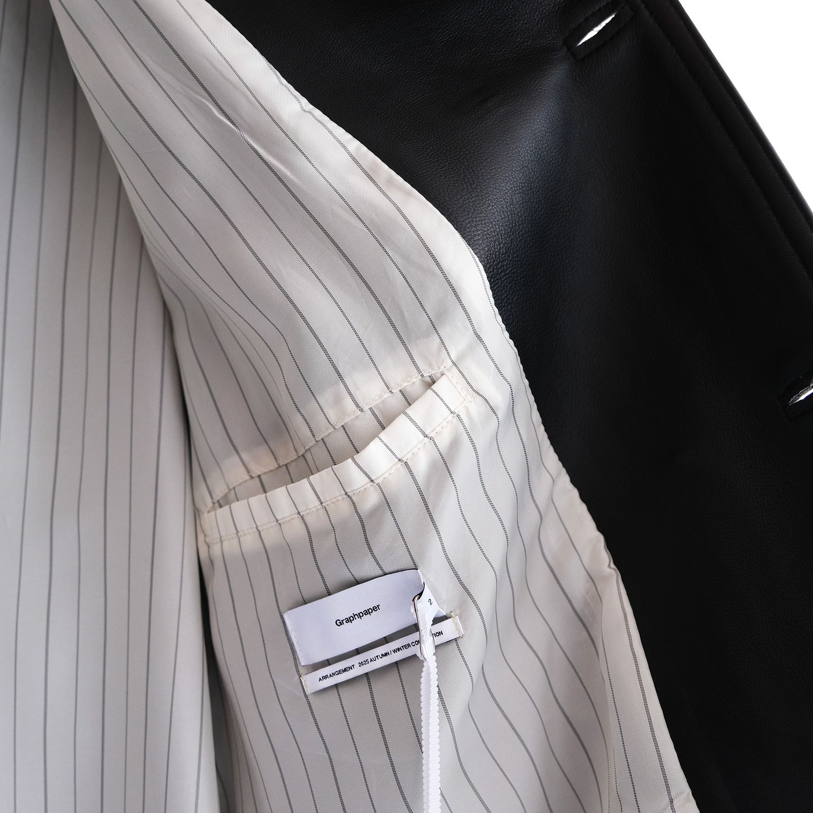 Sheep Leather Corbusier Jacket -ジャケット-（Black / ブラック）