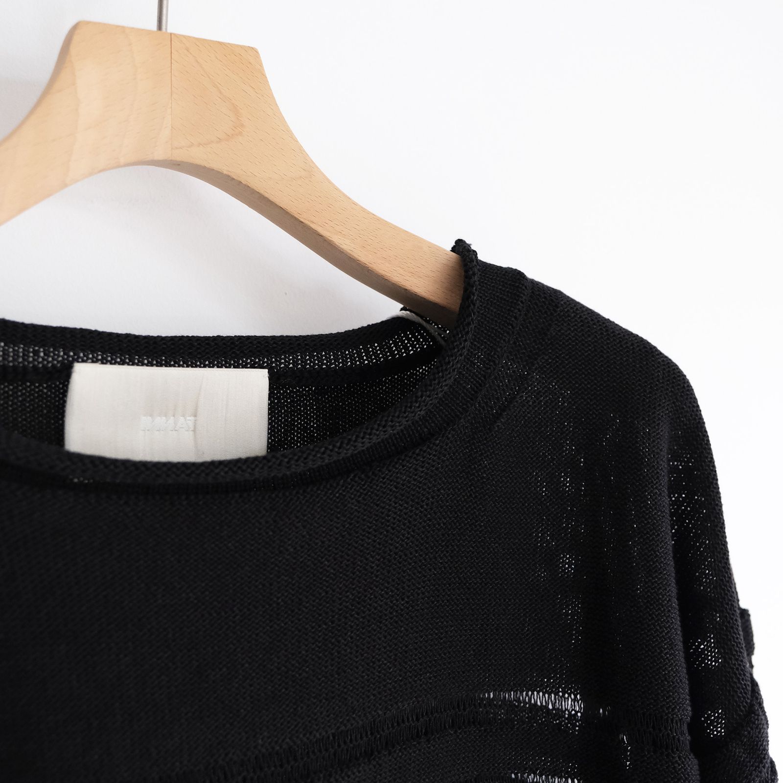 Panel Border Sweather -ニット-（Black / ブラック）