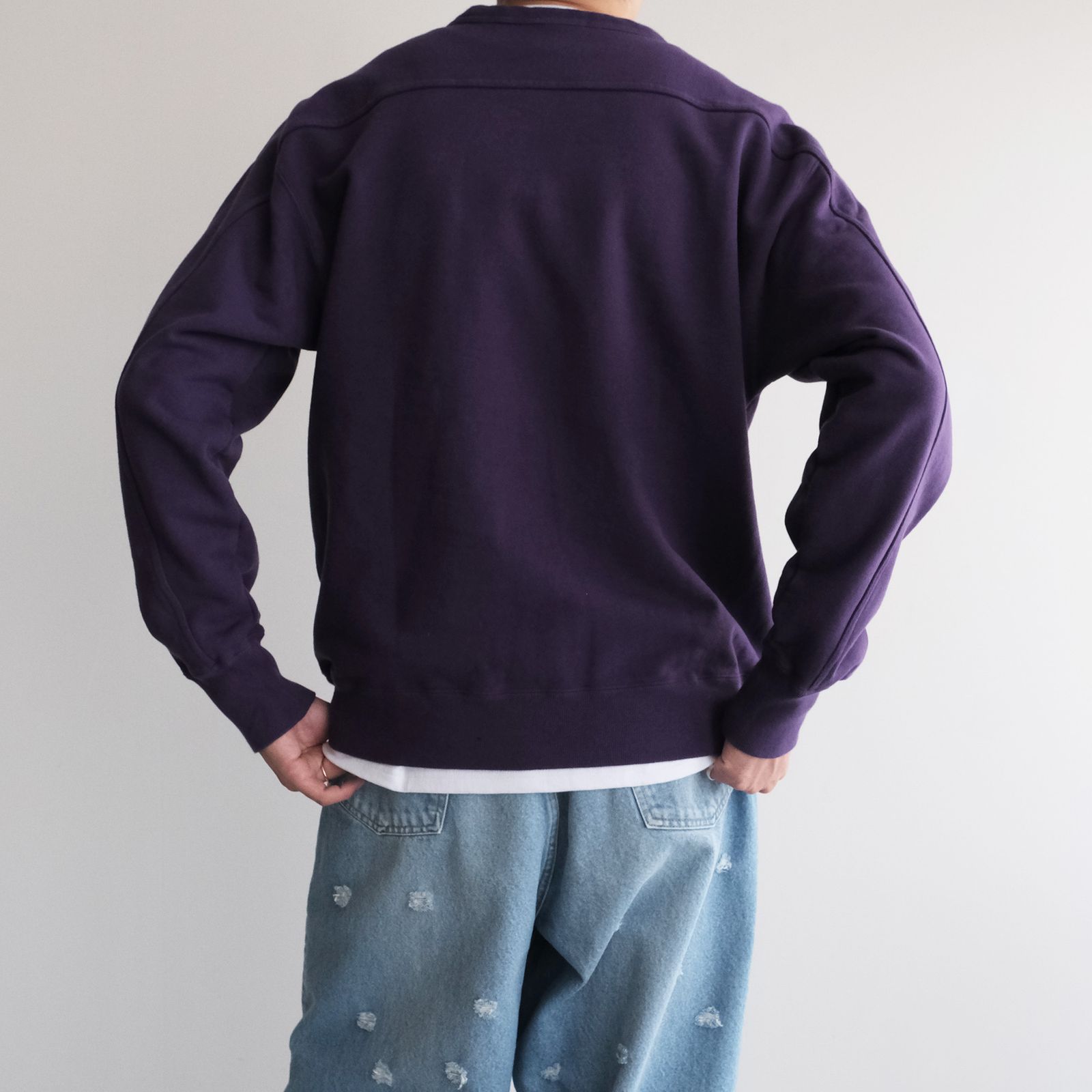 Vintage Fleece Crew Neck Pullover -スウェット-（Purple / パープル）