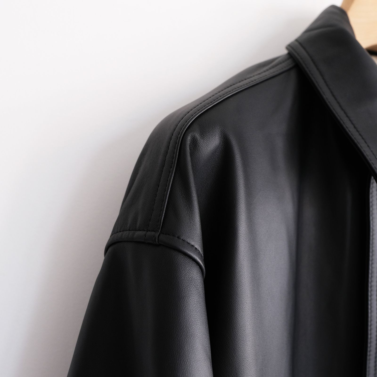 Sheep Leather Corbusier Jacket -ジャケット-（Black / ブラック）