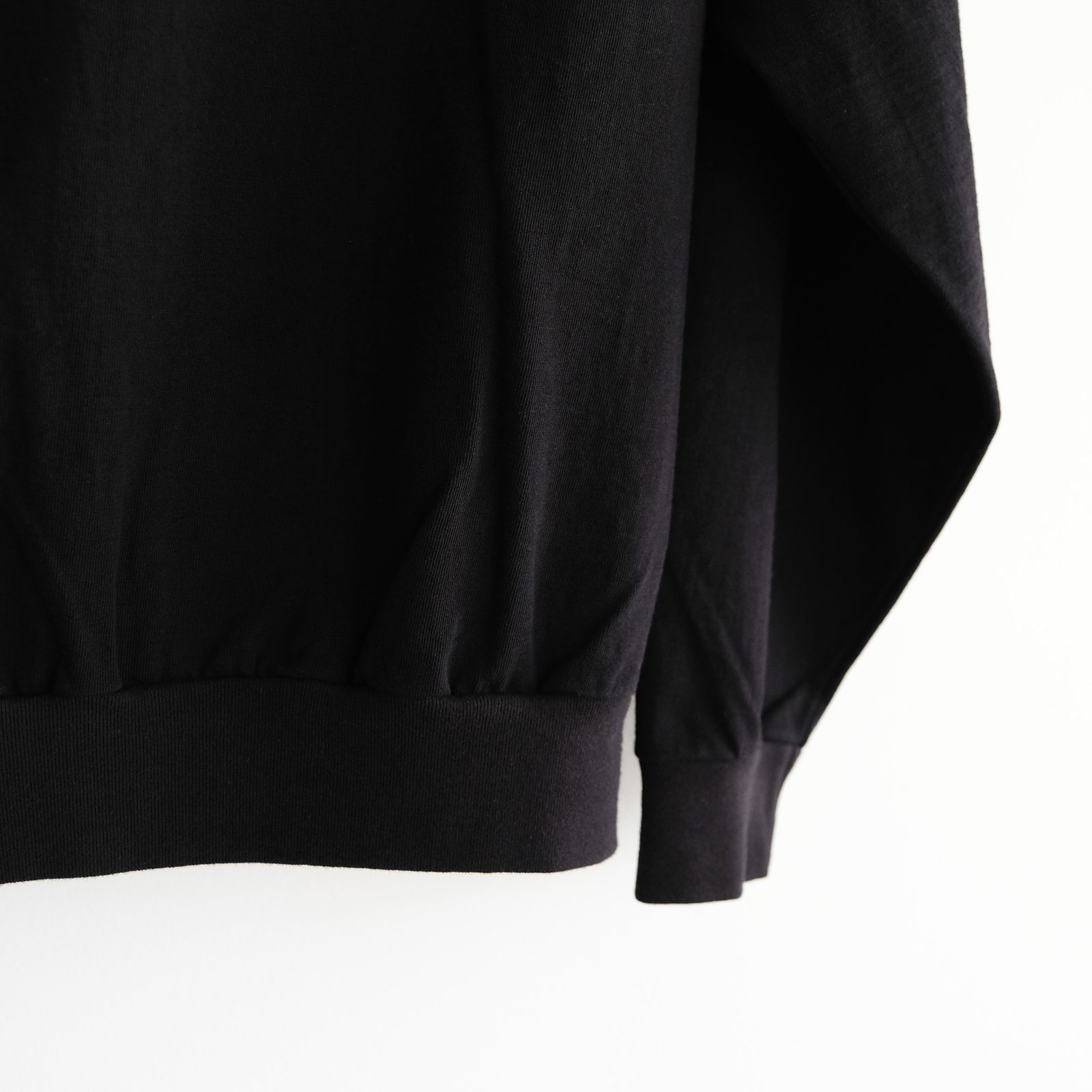 Plainstitch Pullover -Tシャツ-（Black / ブラック）