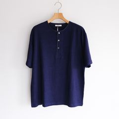 Linen 10oz Henry Neck Pullover -Tシャツ-（Royal Blue / ロイヤルブルー）