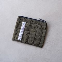 Vintage Brake Parachute Quilted Pouch -ポーチ-（Green / グリーン）