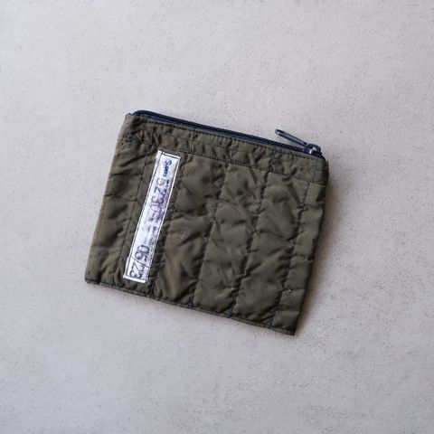Vintage Brake Parachute Quilted Pouch -ポーチ-（Green / グリーン）