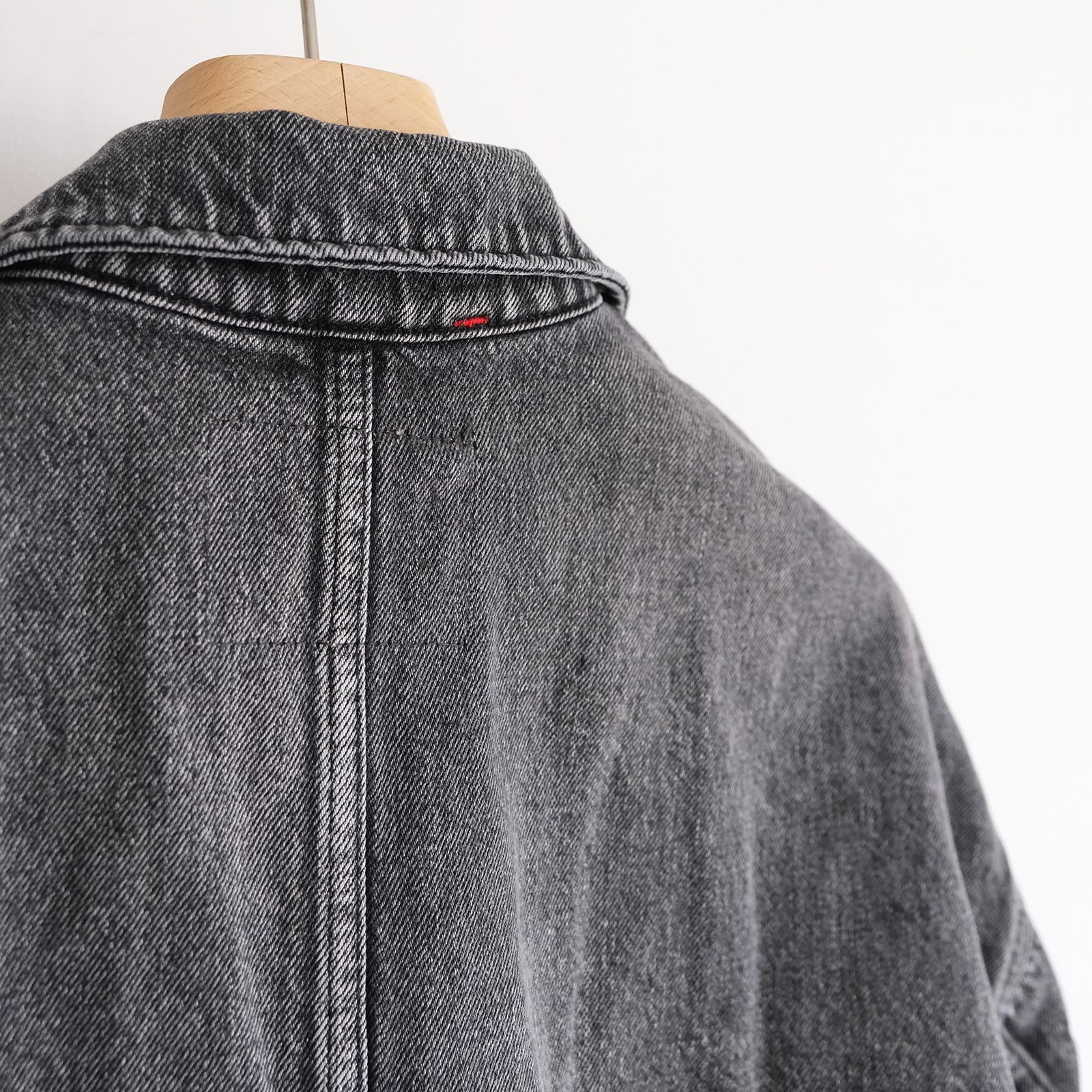 Selvage Denim Zip Jacket -デニムジャケット-（Black Light Fade / ブラックライトフェイド）