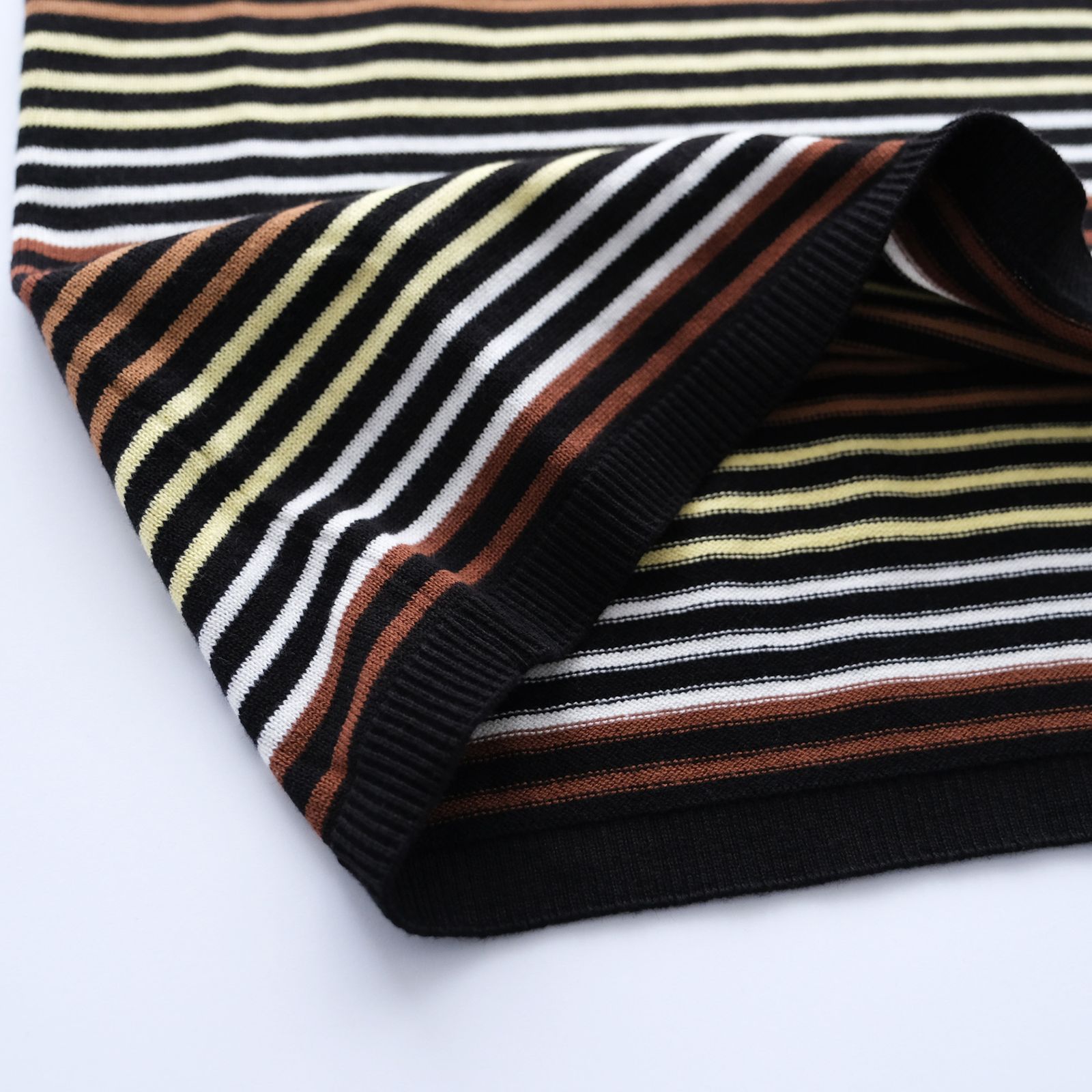 Gradation Stripe Polo -ポロシャツ-（Brown / ブラウン）