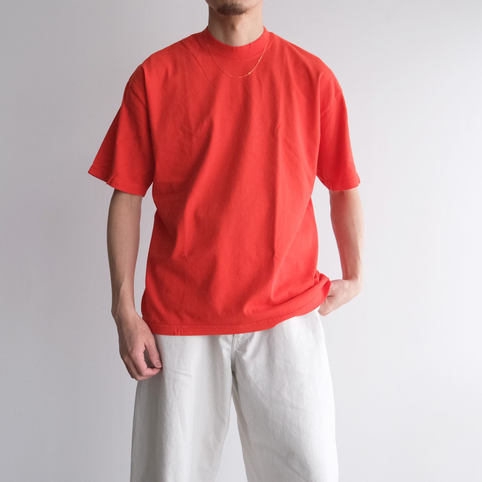MINE Duct Tape S/S T-Shirt / White Label -Tシャツ-（Orange / オレンジ）