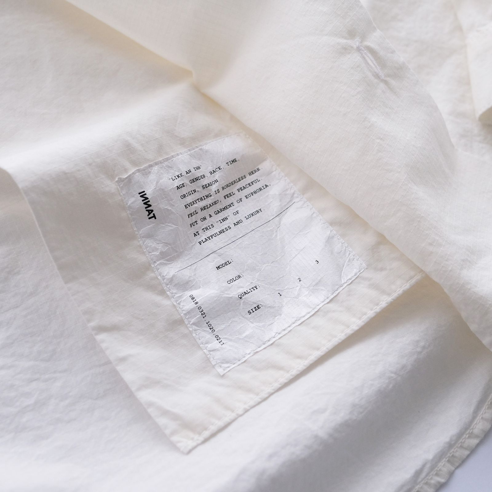Loose Box Shirt - シャツ -（White / ホワイト）