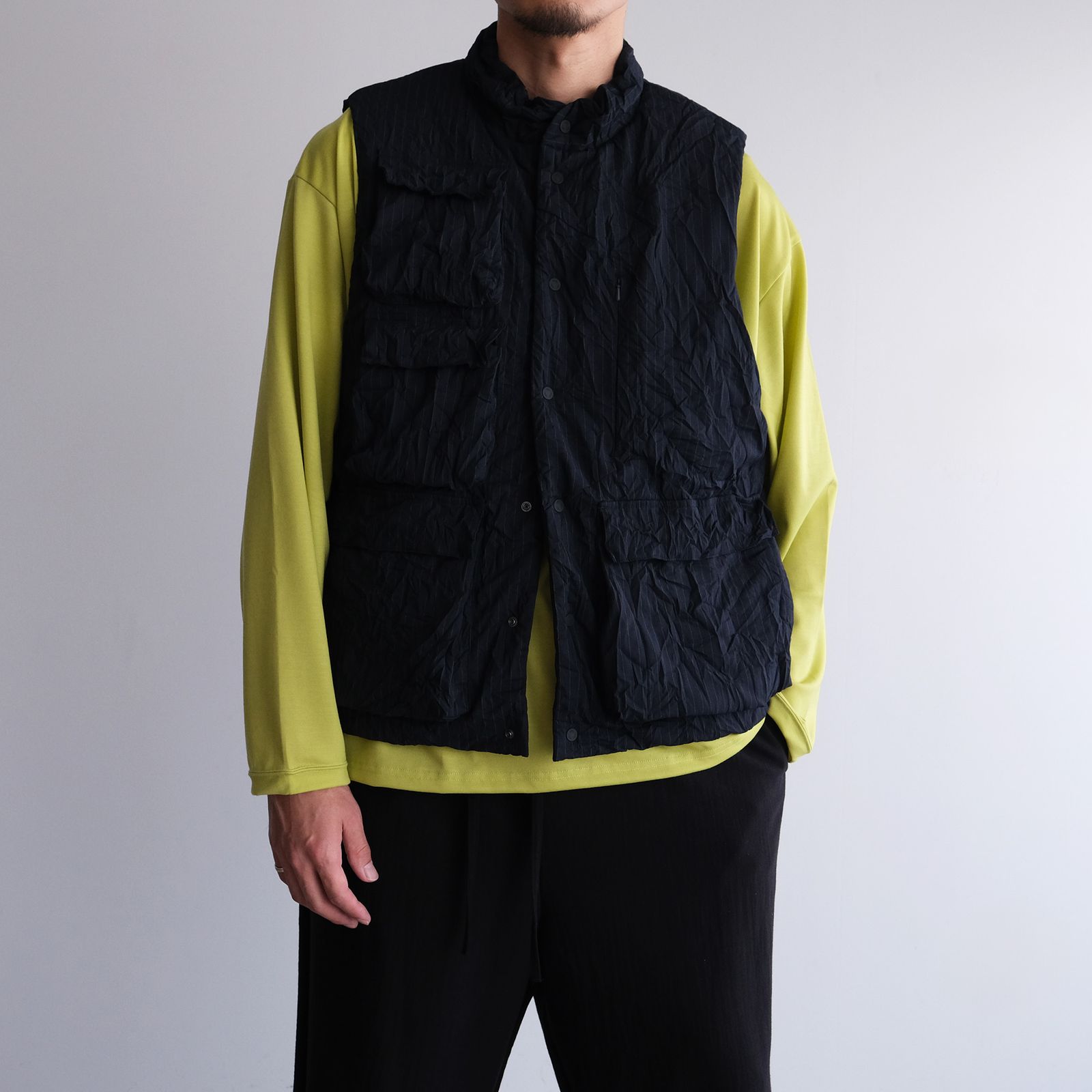 Yururi Tee L/S Super100s -Tシャツ-（Yellow / イエロー）