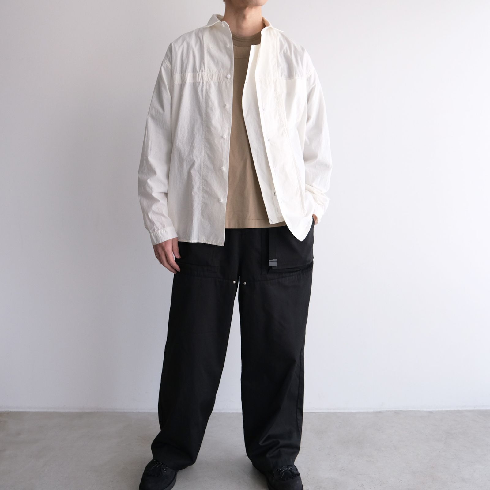 Loose Box Shirt - シャツ -（White / ホワイト）