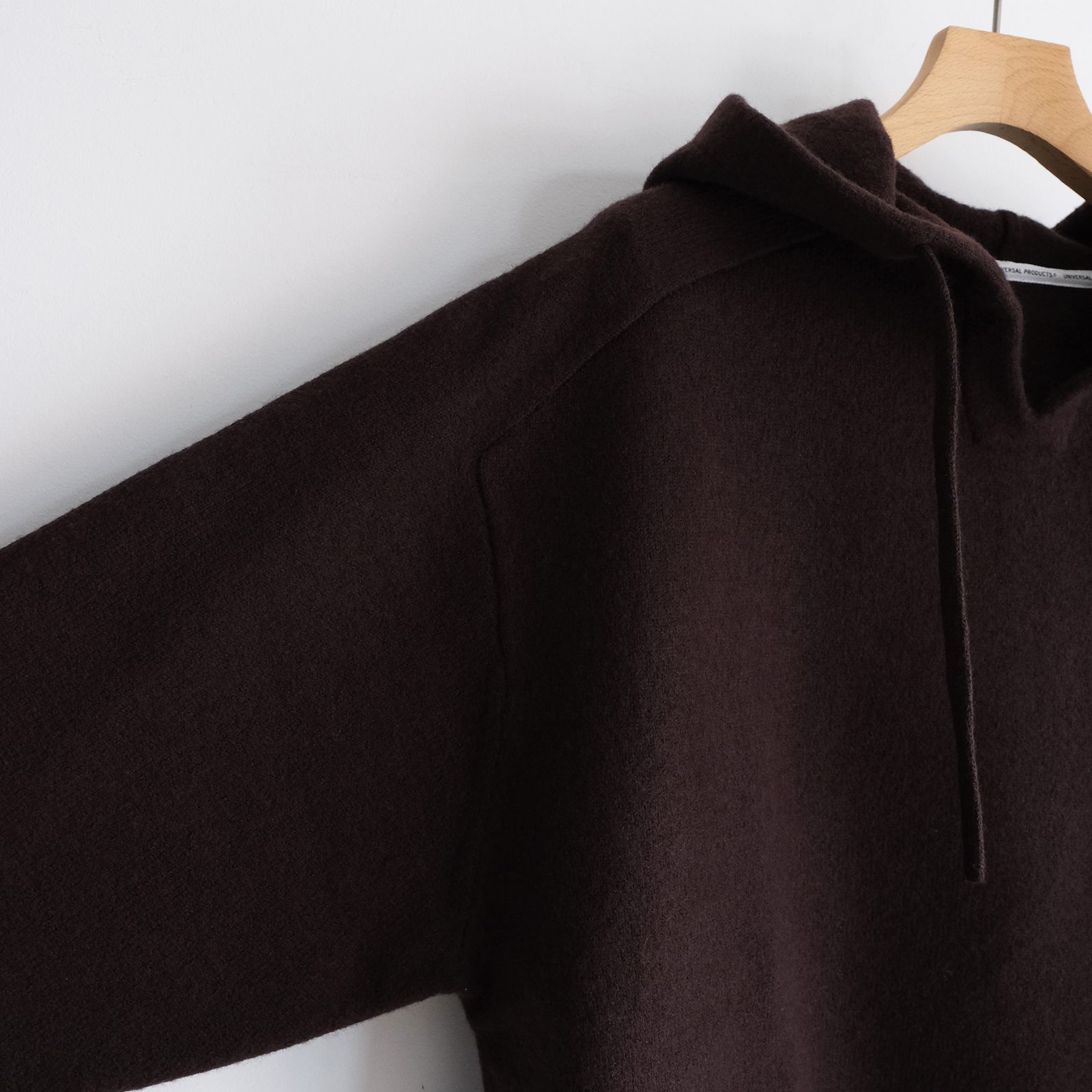 Felted Merino Wool Foodie Knit -パーカー-（Brown / ブラウン）
