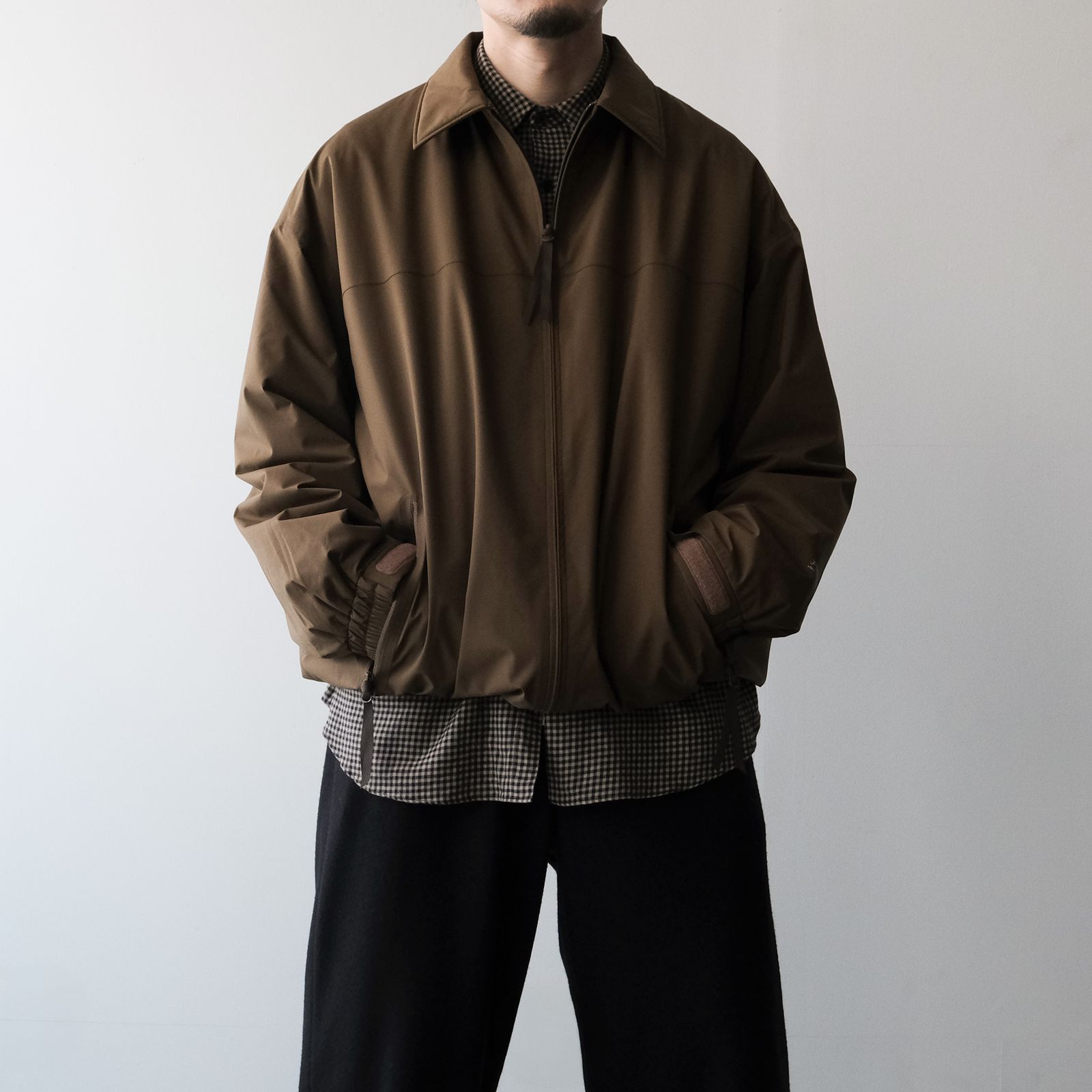 PERTEX SHIELD Light Thermo Zip-Up Jacket -ブルゾン-（Brown / ブラウン）GM263-30270