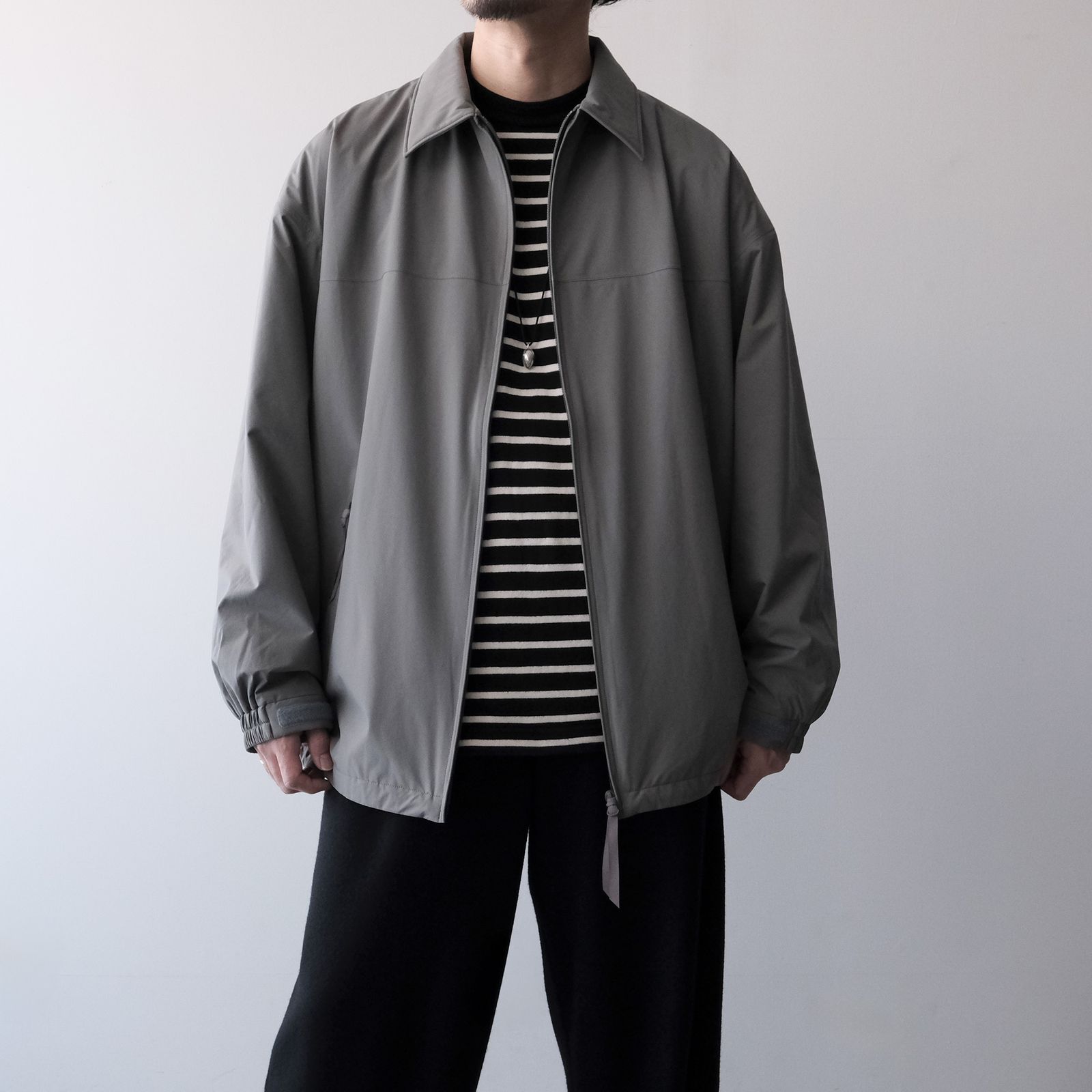 PERTEX SHIELD Light Thermo Zip-Up Jacket -ブルゾン-（Stone Gray / ストーングレー）GM263-30270
