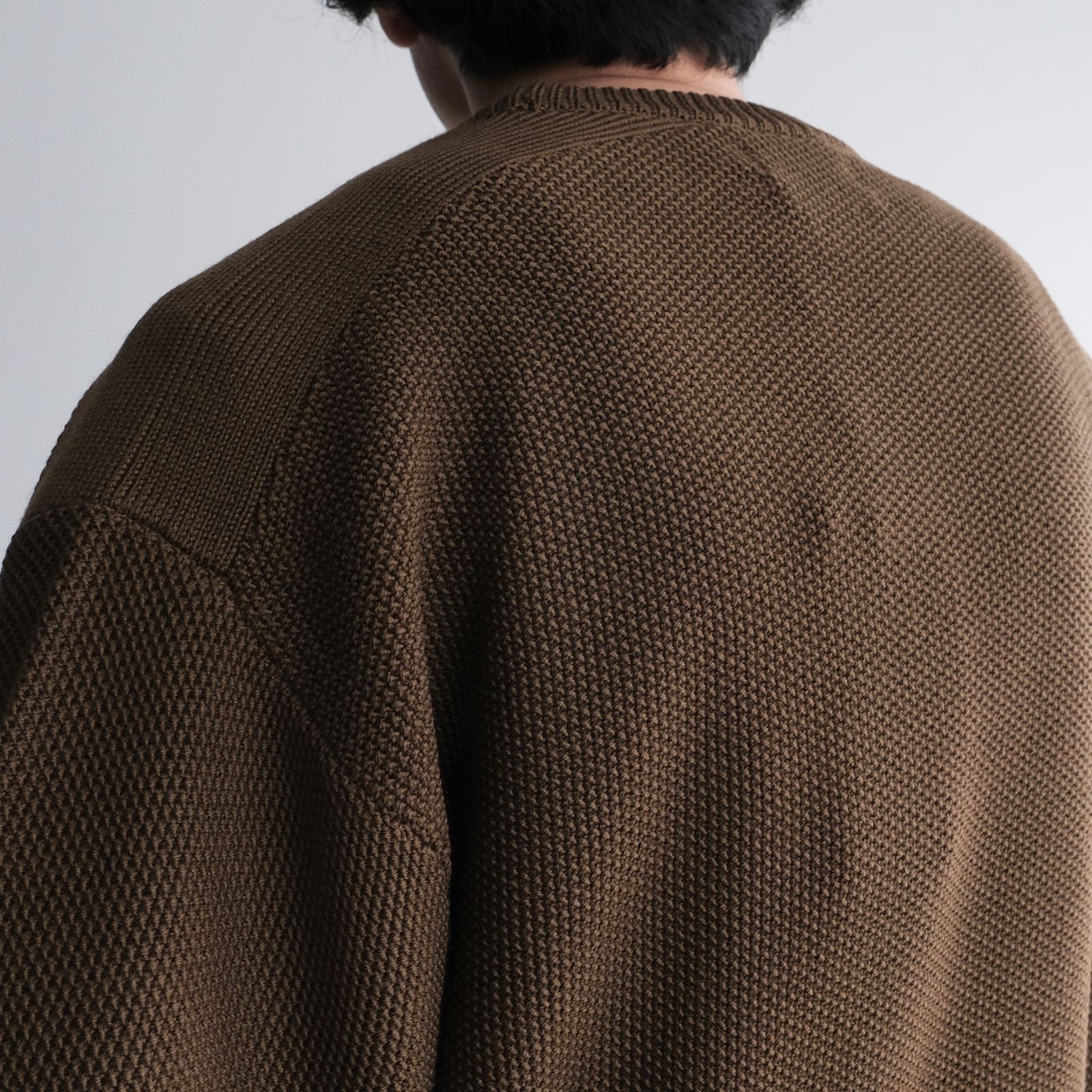 Soft Wool Command Sweather -ニット-（Brown / ブラウン）GU263-80600