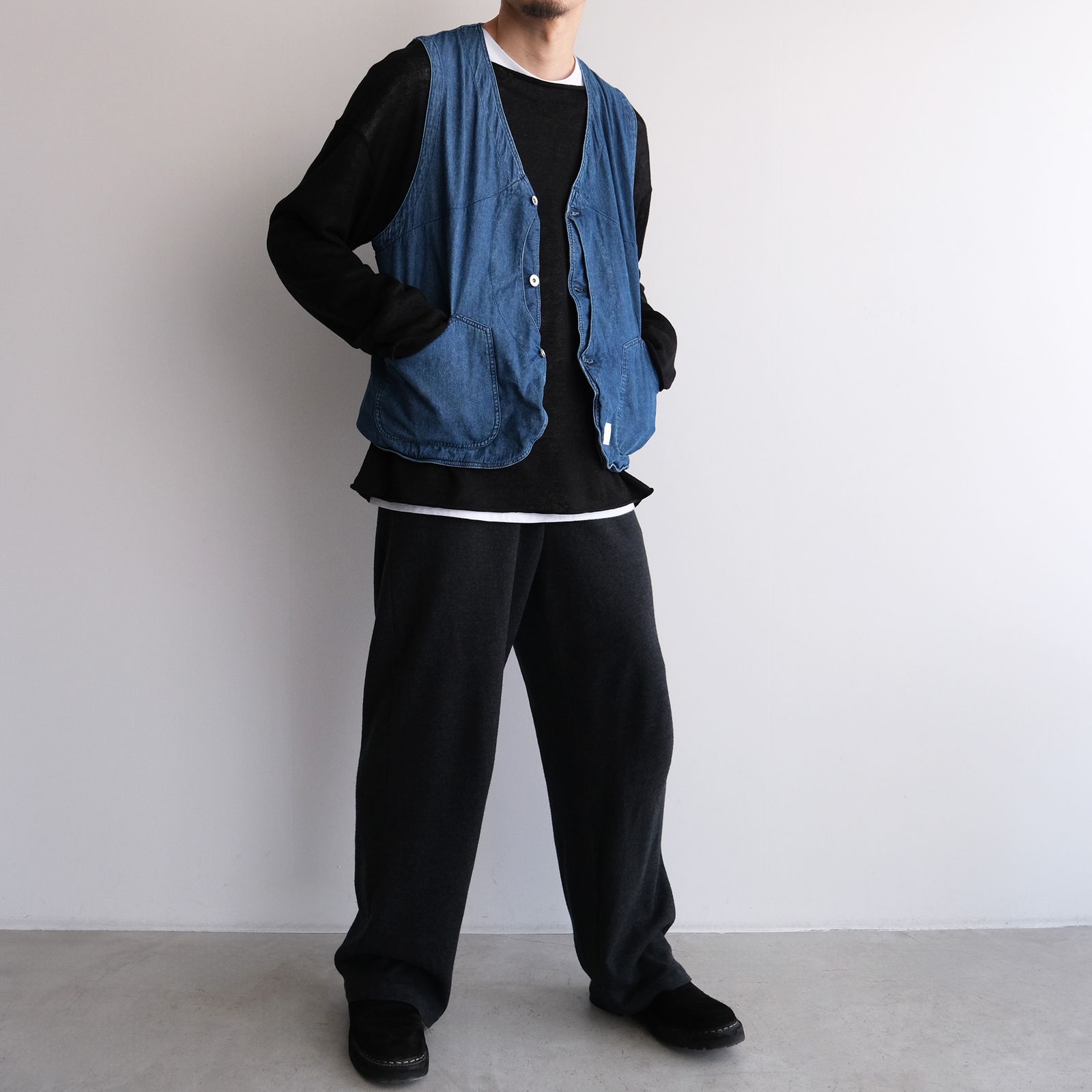 Denim Hunting Vest -ベスト-（Blue / ブルー）