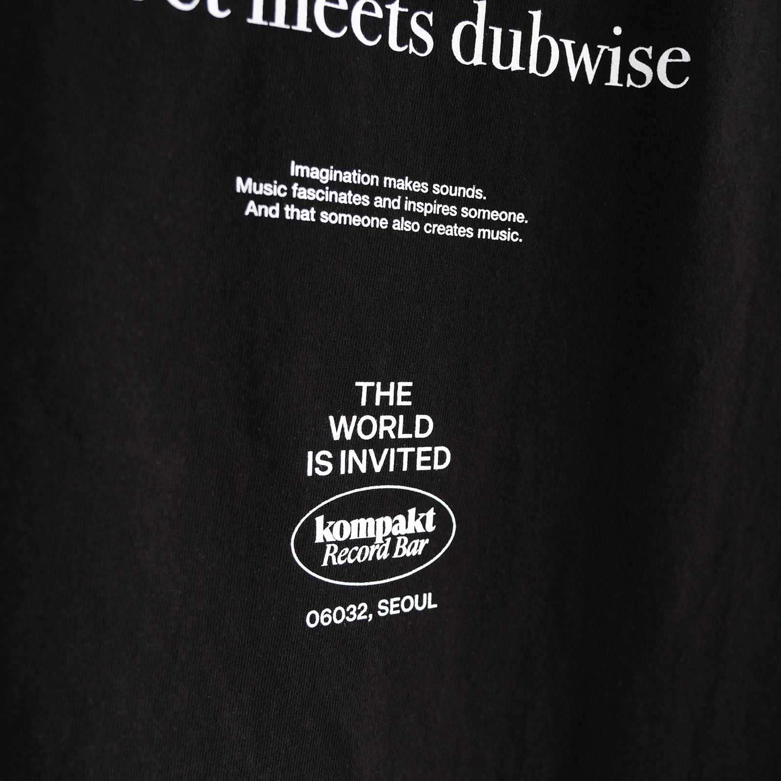 Kompakt Record Barx + PMD Loosefit T-Shirt -Tシャツ-（Black / ブラック）