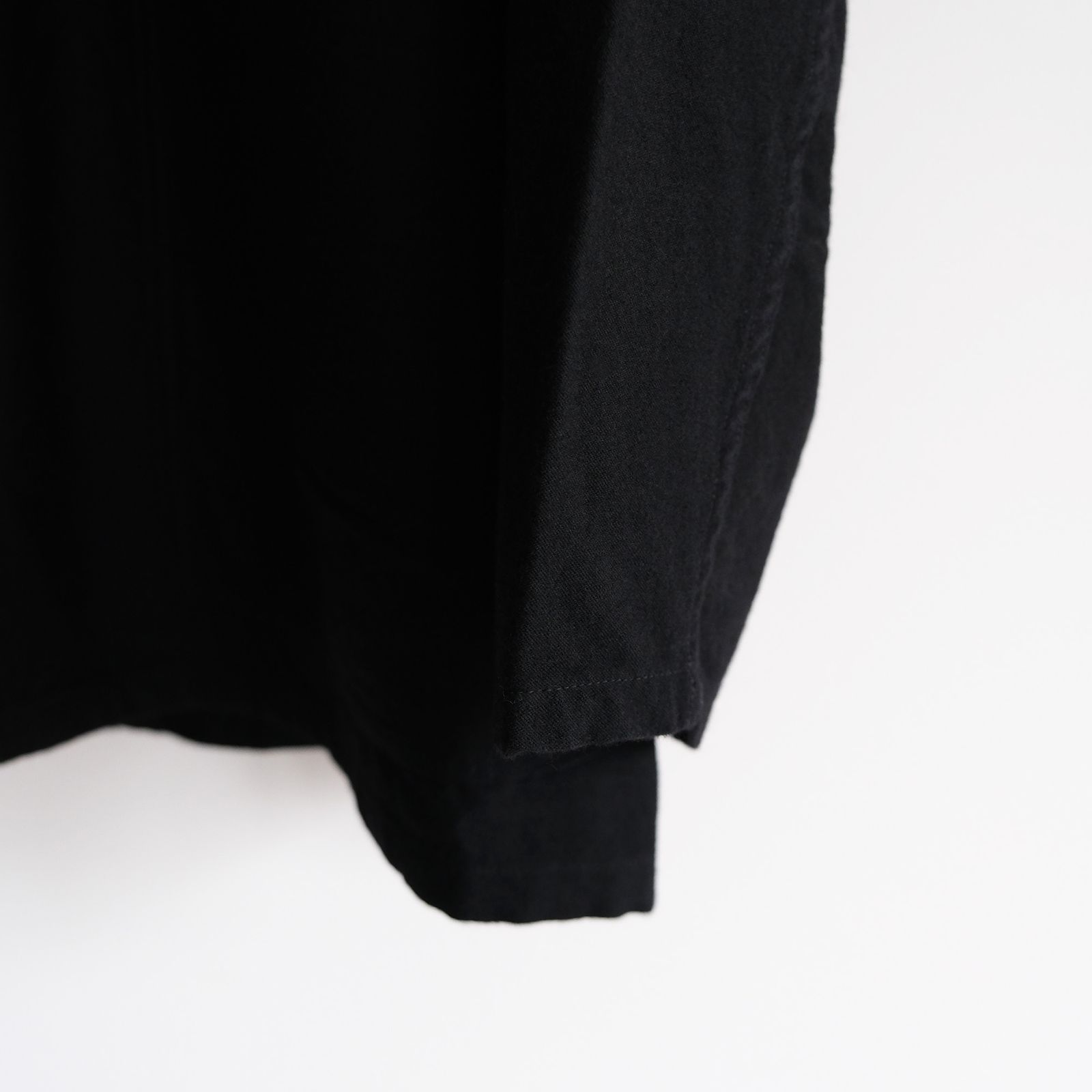Wool Cotton Moleskin Jacket -ブルゾン-（Black / ブラック）