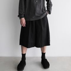 Cotton Washer Half Pants -ショーツ-（Black / ブラック）