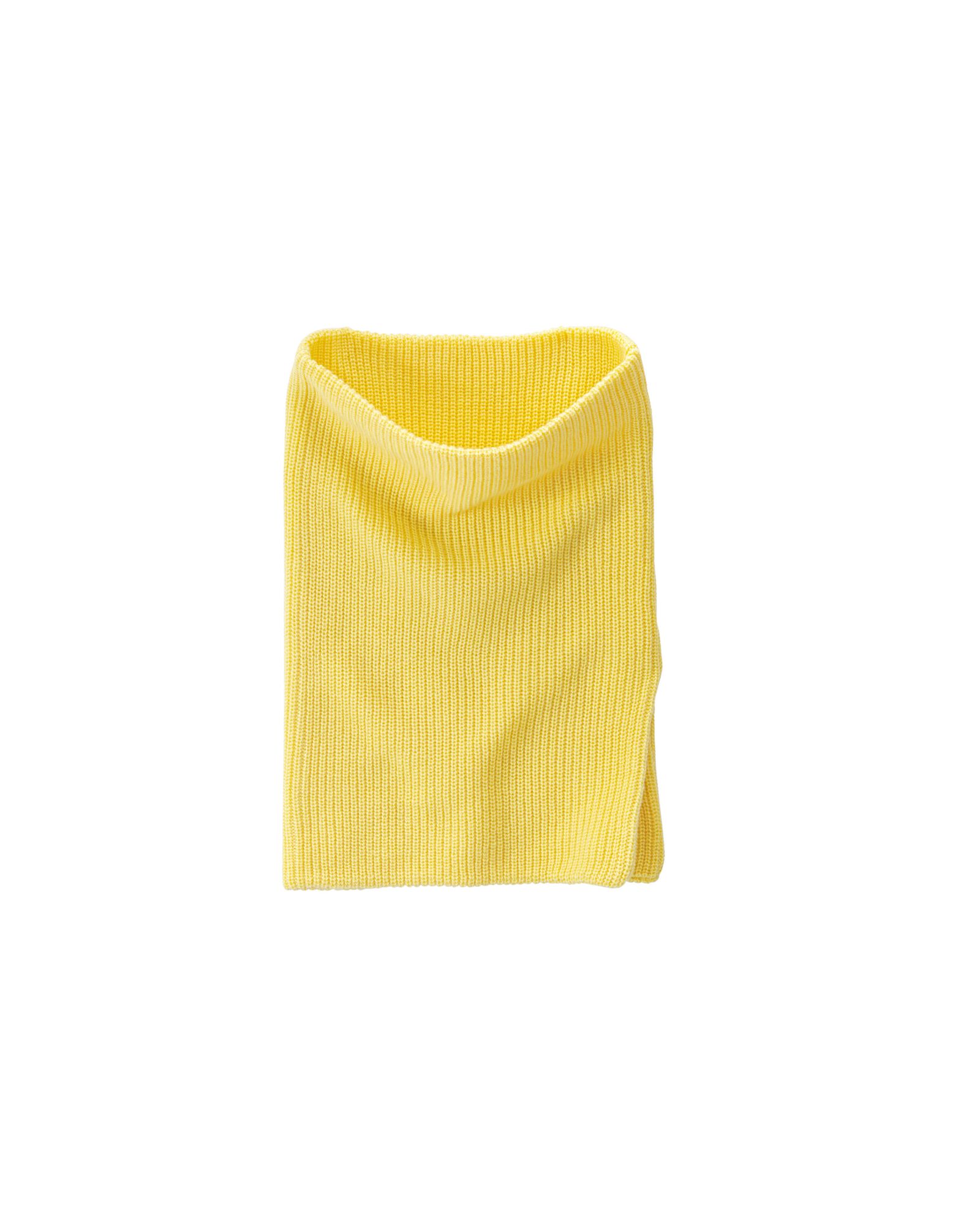 Mercerized Fine Wool Snood -スヌード-（Yellow / イエロー）