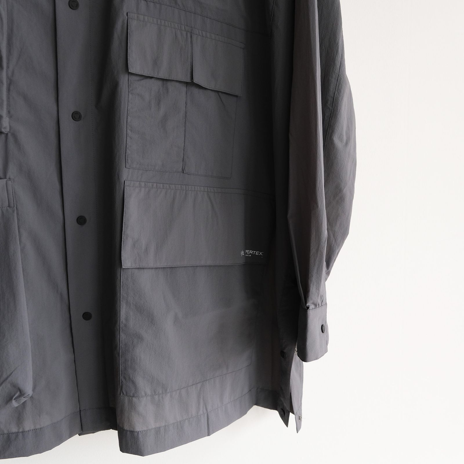Pertex Utility Longline Shirt -シャツ-（Gray / グレー）