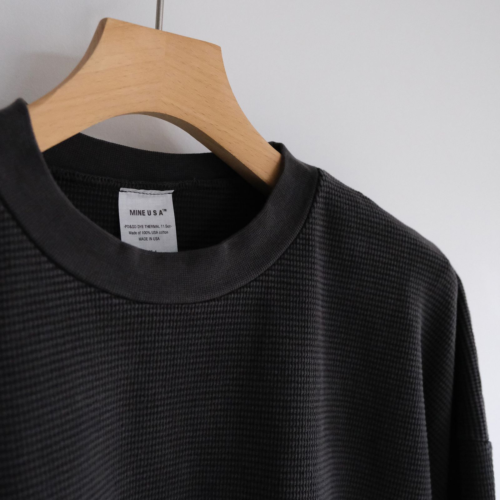 PD/GD Dye Thermal 11.5oz -Tシャツ-（PD Black / ピグメントダイ ブラック）