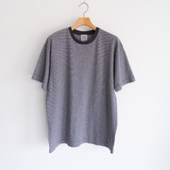 Old Border S/S T-Shirt -Tシャツ-（Charcoal×Purple / チャコール×パープル）
