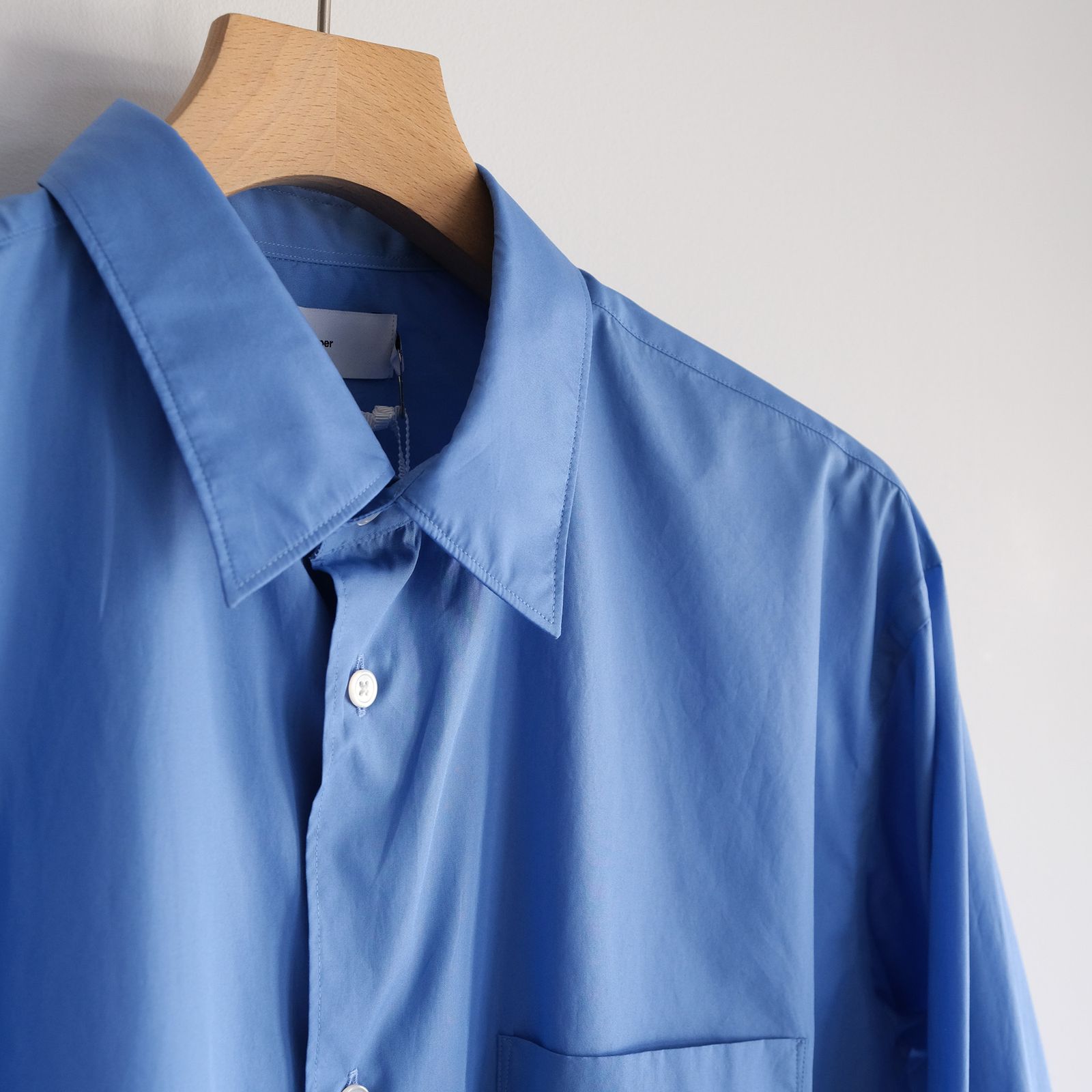 Broad Regular Collar Shirt -シャツ-（Blue / ブルー）GM261-50005B