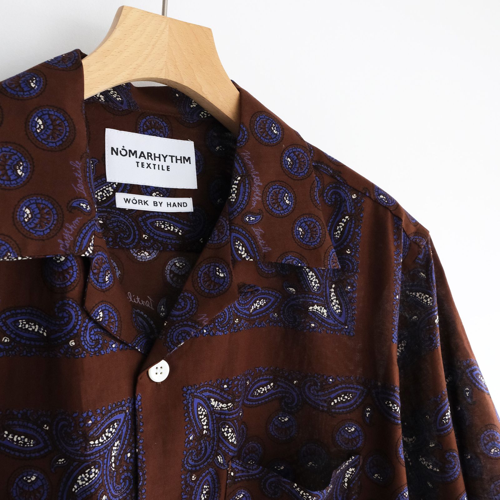 Paisley Summer Shirt -シャツ-（Brown / ブラウン）