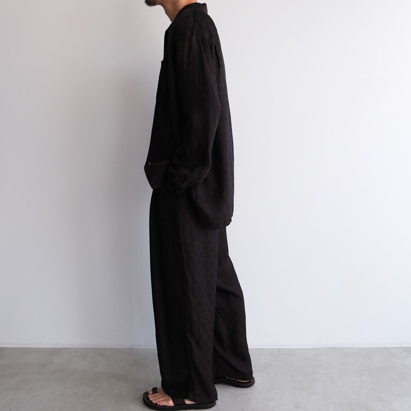 Cupra - 1 Tuck Pants -パンツ-（Brown / ブラウン）