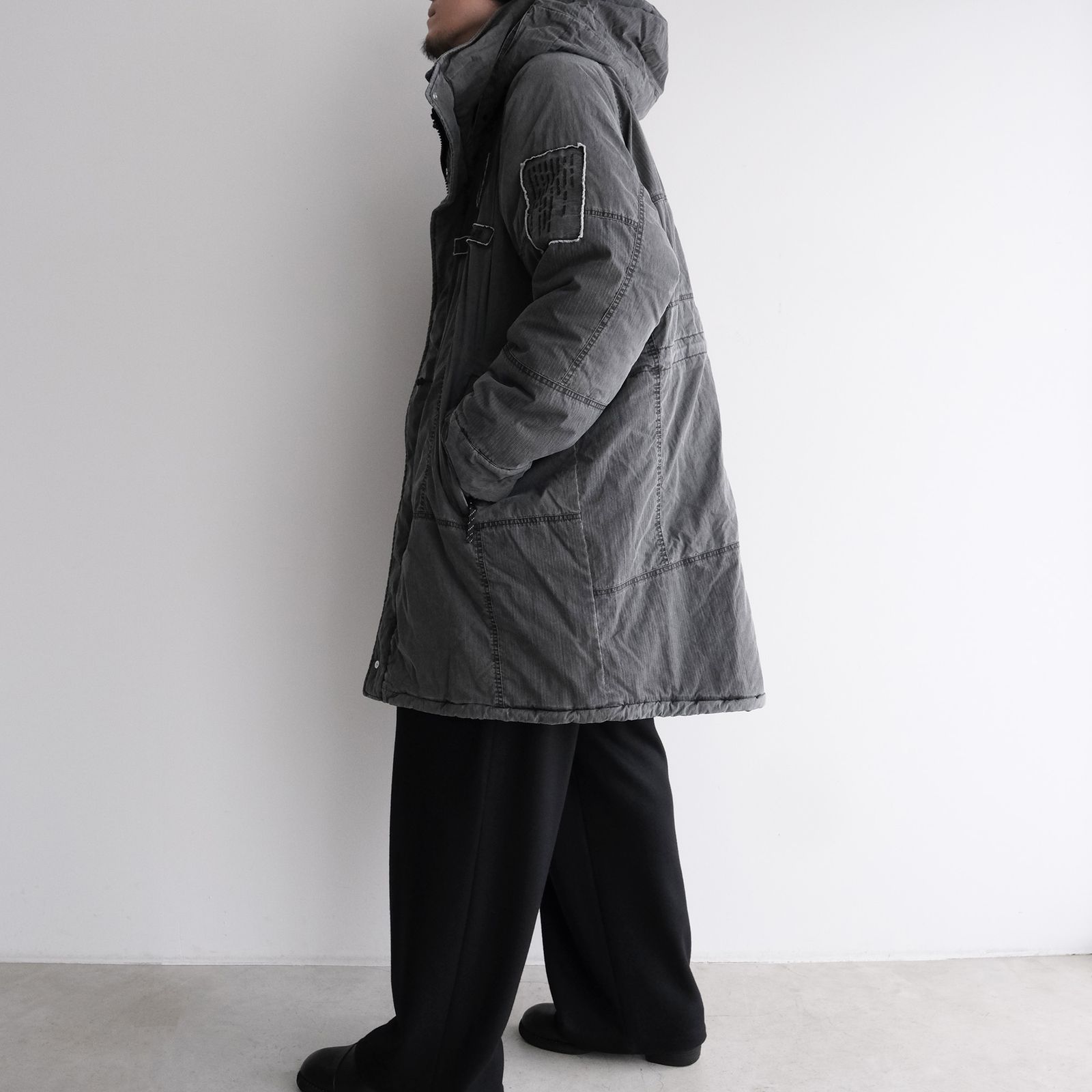 Padded Tactical Field Coat（INNAT×WILD THINGS）-コート-（Black / ブラック）