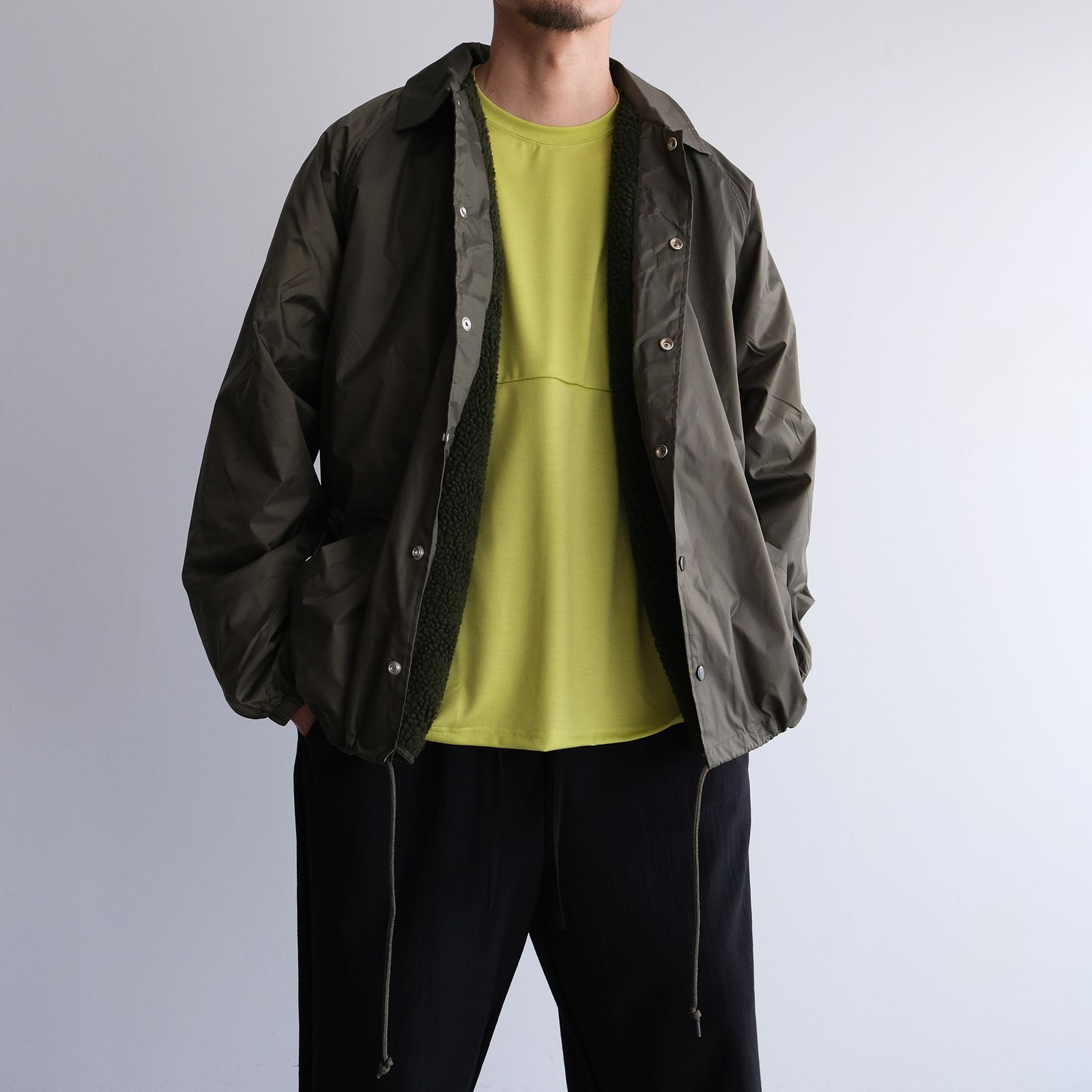 Yururi Tee L/S Super100s -Tシャツ-（Yellow / イエロー）