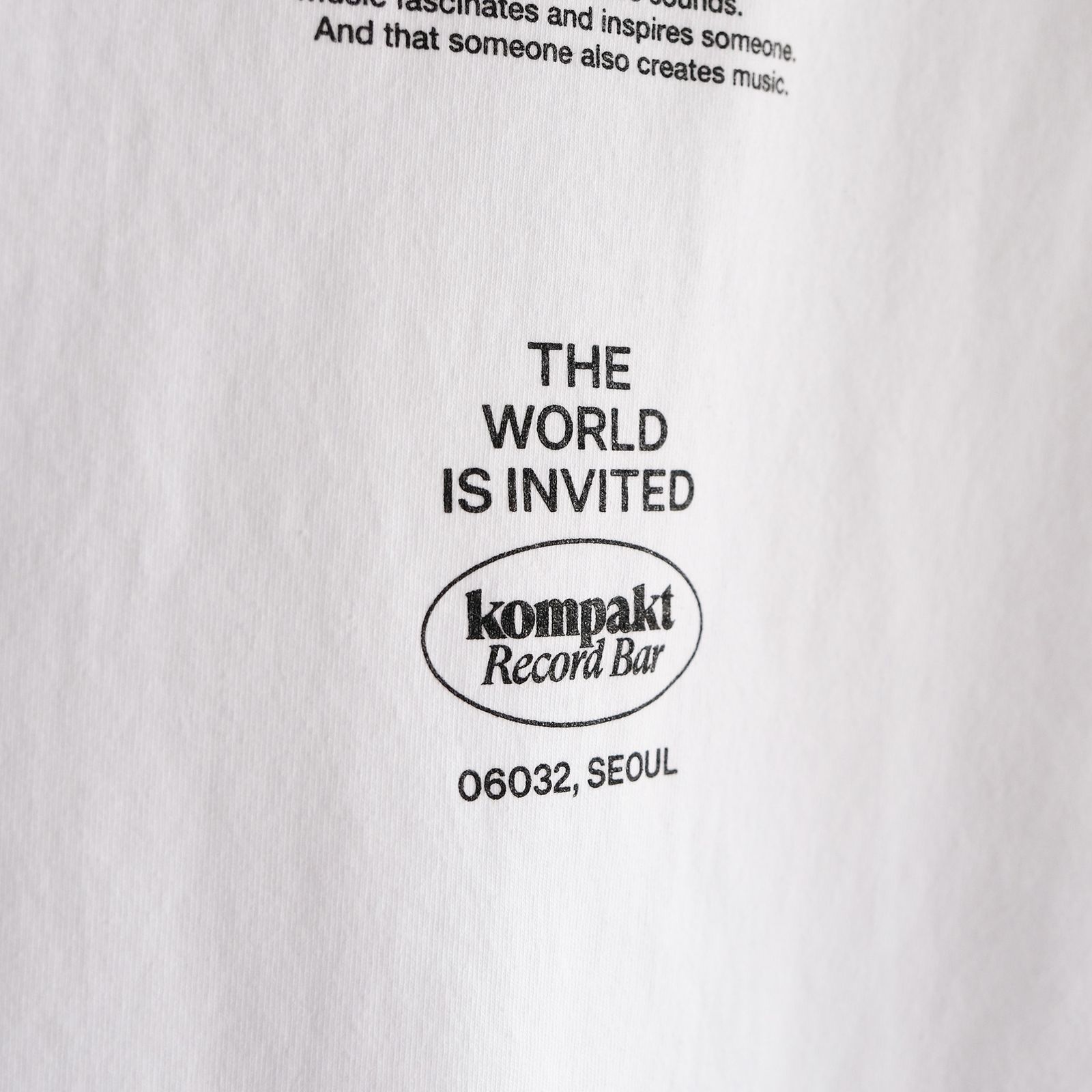 Kompakt Record Barx + PMD Loosefit T-Shirt -Tシャツ-（White / ホワイト）