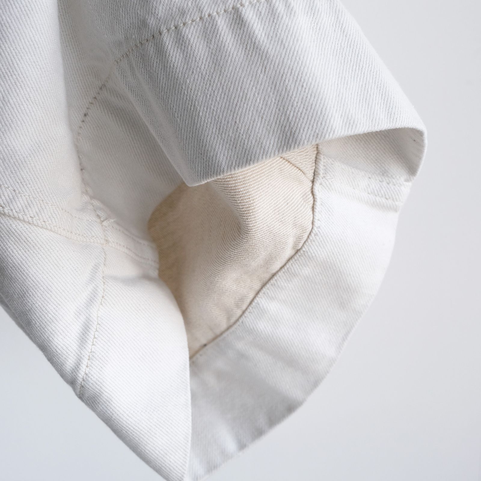 Cotton Denim - Wide Pants -パンツ-（L.Beige / ライトベージュ）