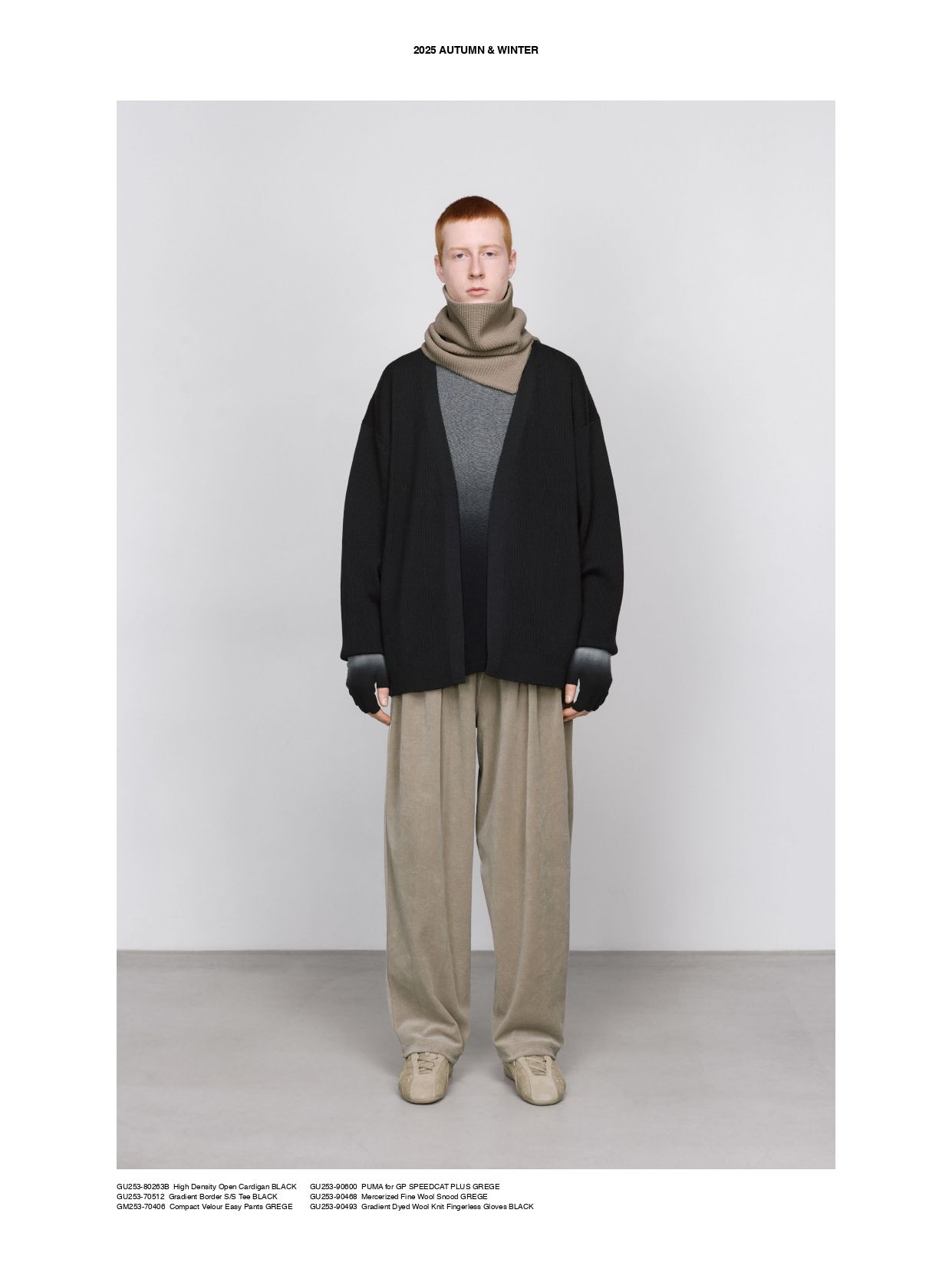 Mercerized Fine Wool Snood -スヌード-（Yellow / イエロー）