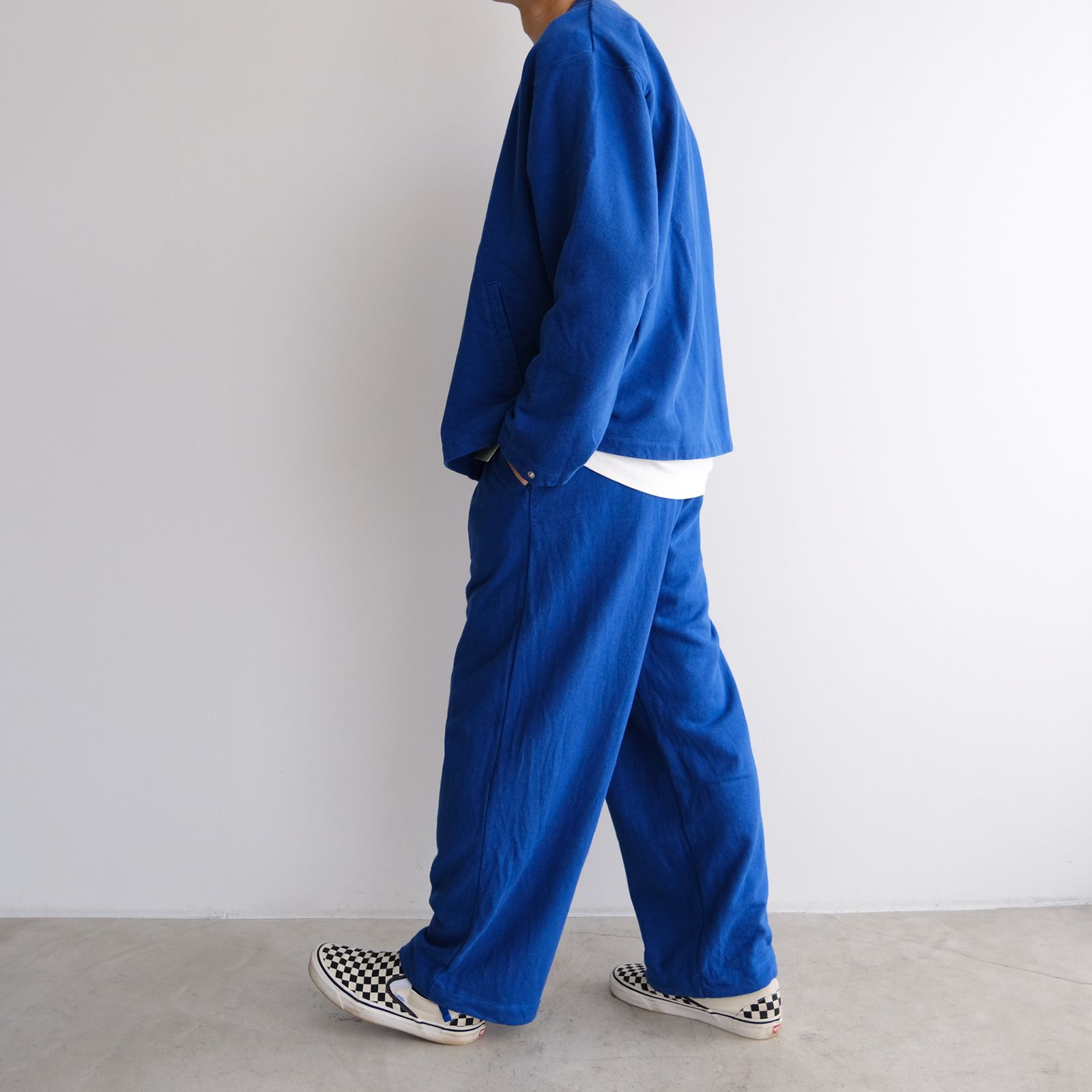 Phatee Hemp Sweat Cardigan -カーディガン-（Blue / ブルー）