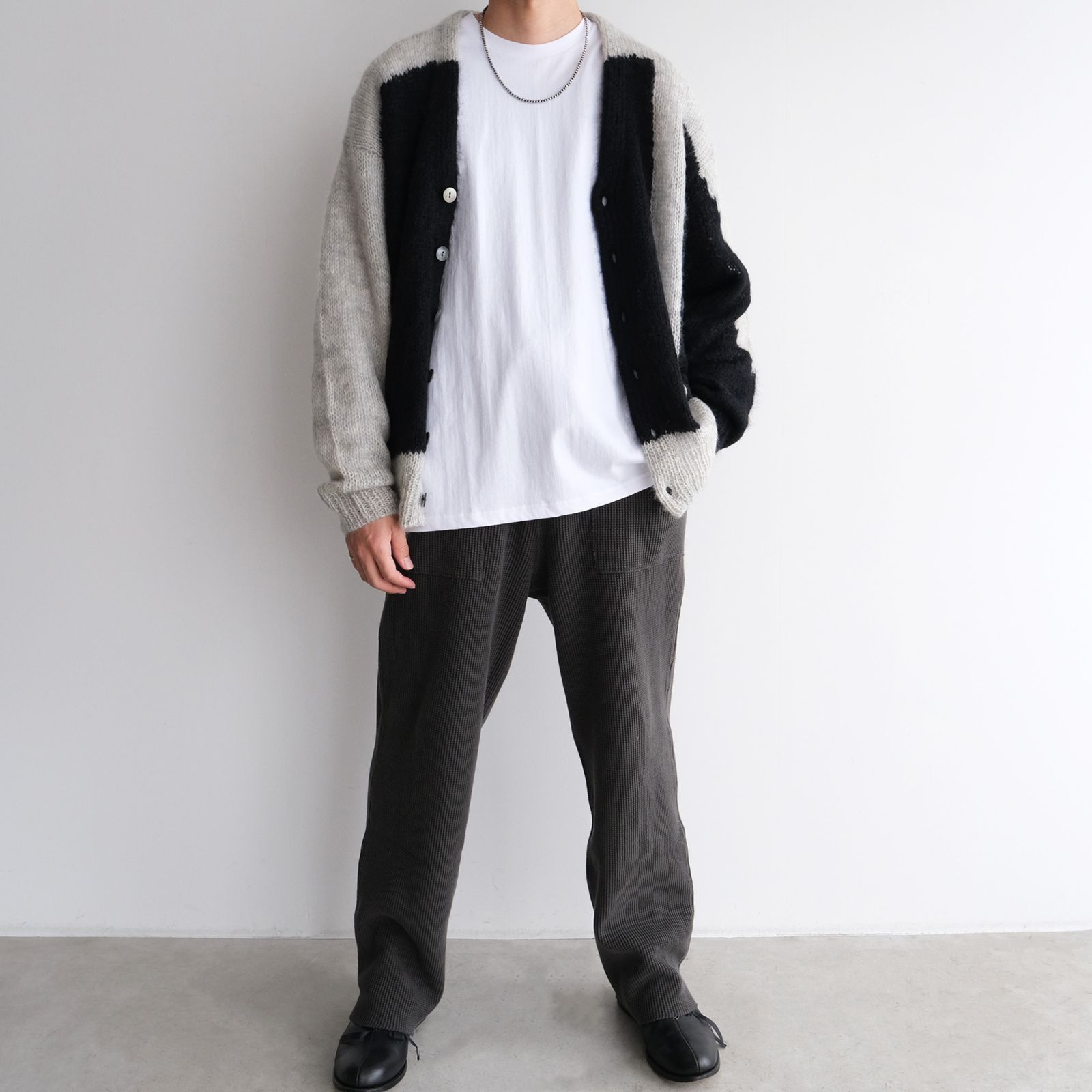 NOMA t.d.／Hand Knitted Mohair Cardigan NOMA t.d./ノーマティーディー】Hand Knitted Mohair Cardigan