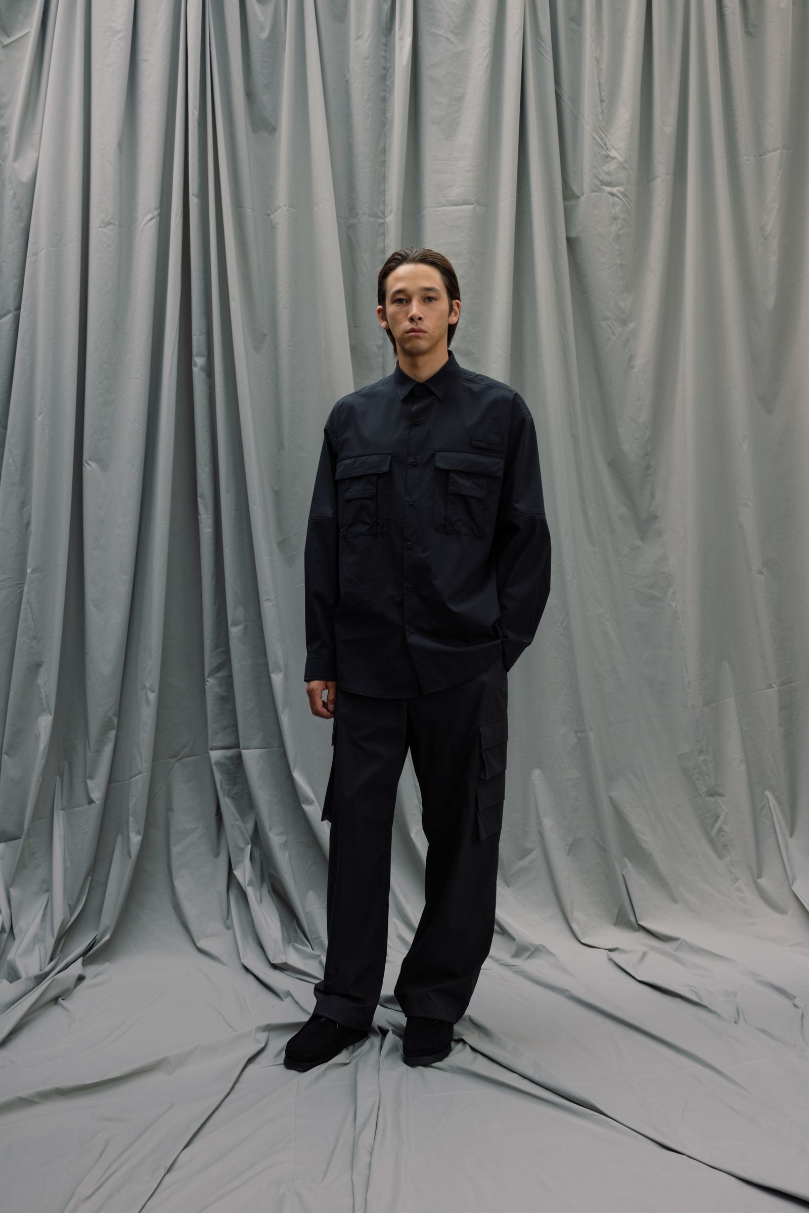 Side Double Pocket Pants -パンツ-（Navy / ネイビー）