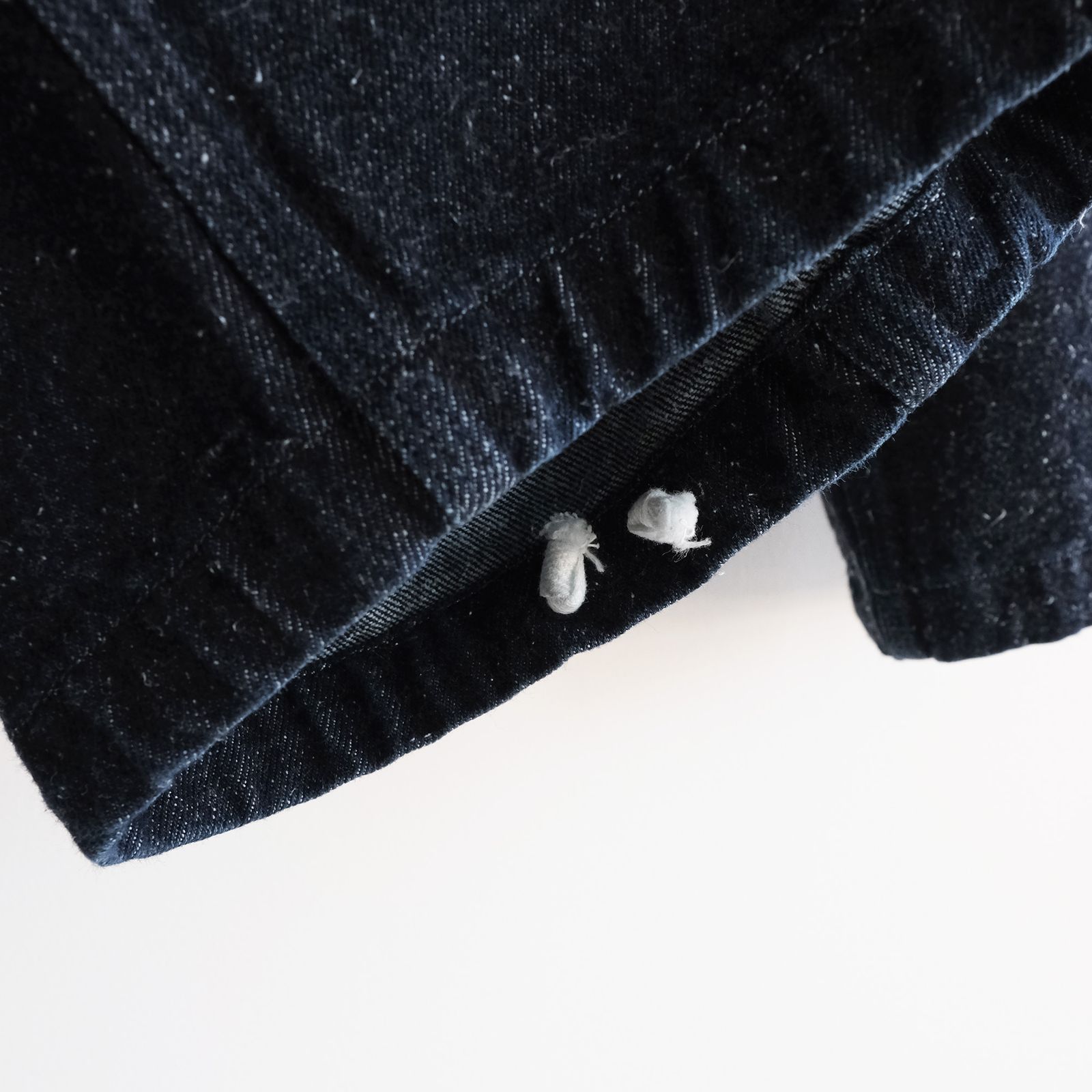 Silk Denim Belted Pants -デニム-（Indigo / インディゴ）
