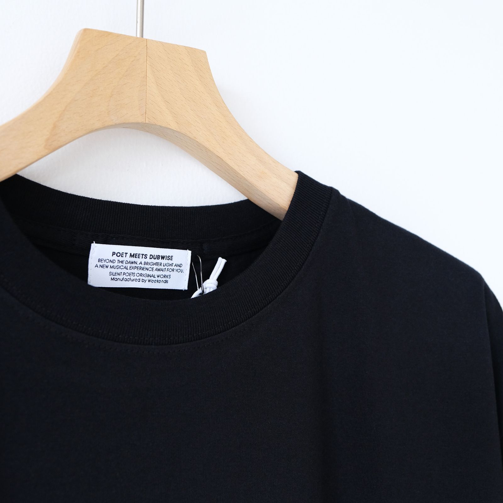 POET MEETS DUBWISE　LOGO T-SHIRT ブラックXL BEAMS RECORDS（ビームス レコーズ）POET MEETS DUBWISE / PMD