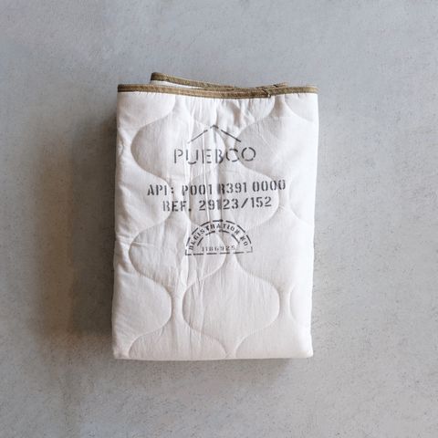 Vintage Parachute Line Quilted Blanket -ブランケット-（Olive / オリーブ）