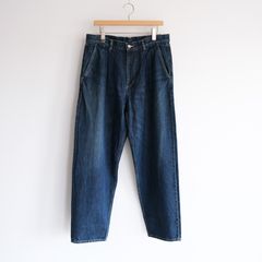Selvage Denim Two Tuck Tapered Pants -パンツ-（Indigo Dark Fade / インディゴダークフェード）
