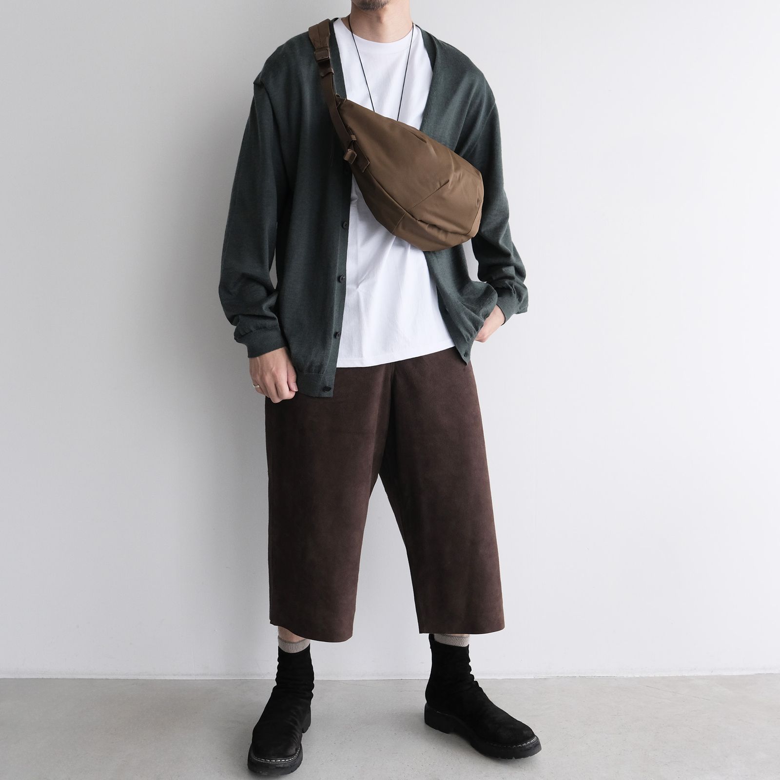 Blankof For GP Medium Crescent Bag -バッグ-（Brown / ブラウン）GU263-90513