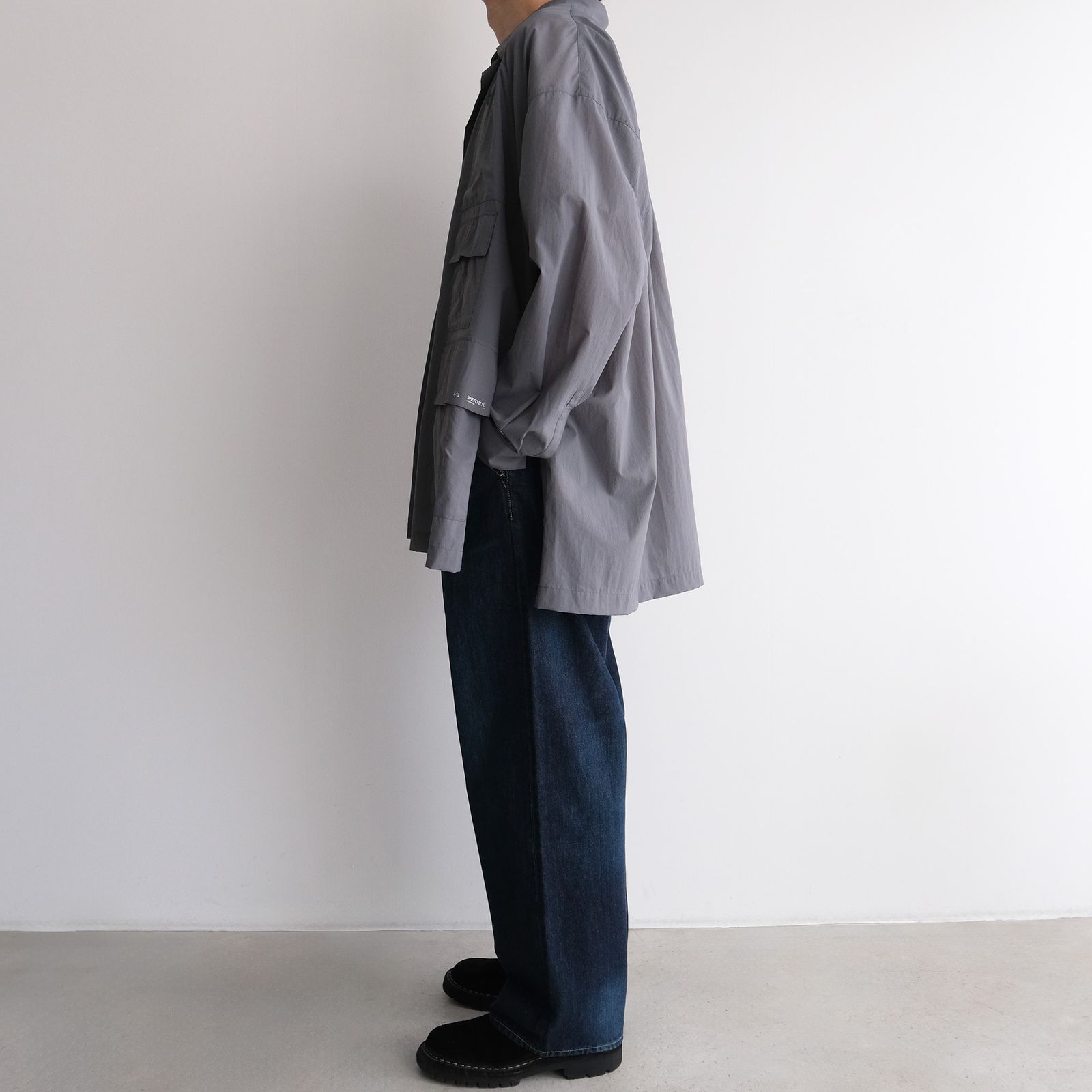 Pertex Utility Longline Shirt -シャツ-（Gray / グレー）