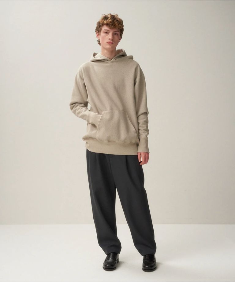 ATON - Natural Dyed Urake Hoodie -パーカー-(Beige ATON - Natural Dyed Urake Hoodie -パーカー-(Beige