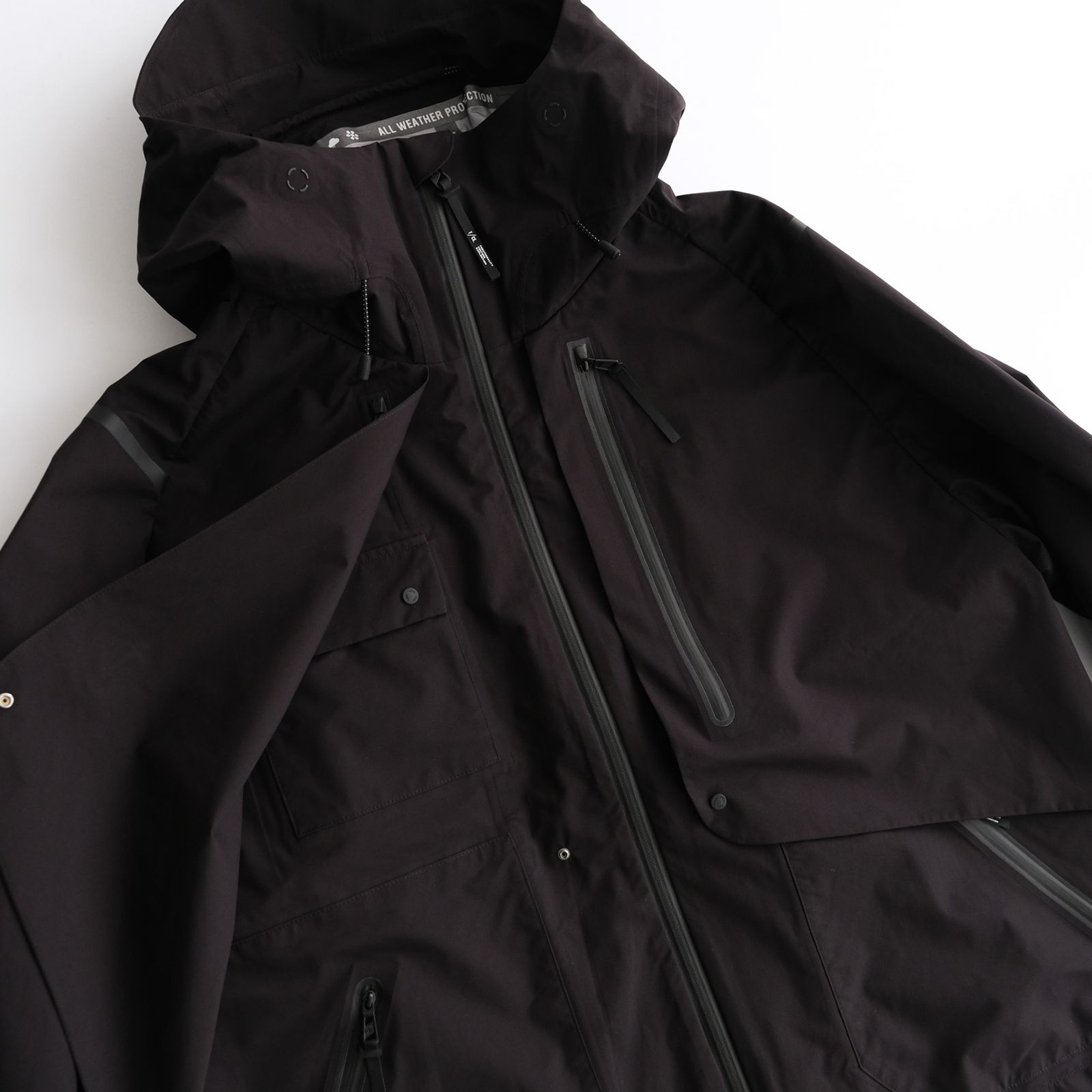 collection PRIVEE? コレクションプリヴェ　フードアノラック黒F 000000023951-03-l.jpg